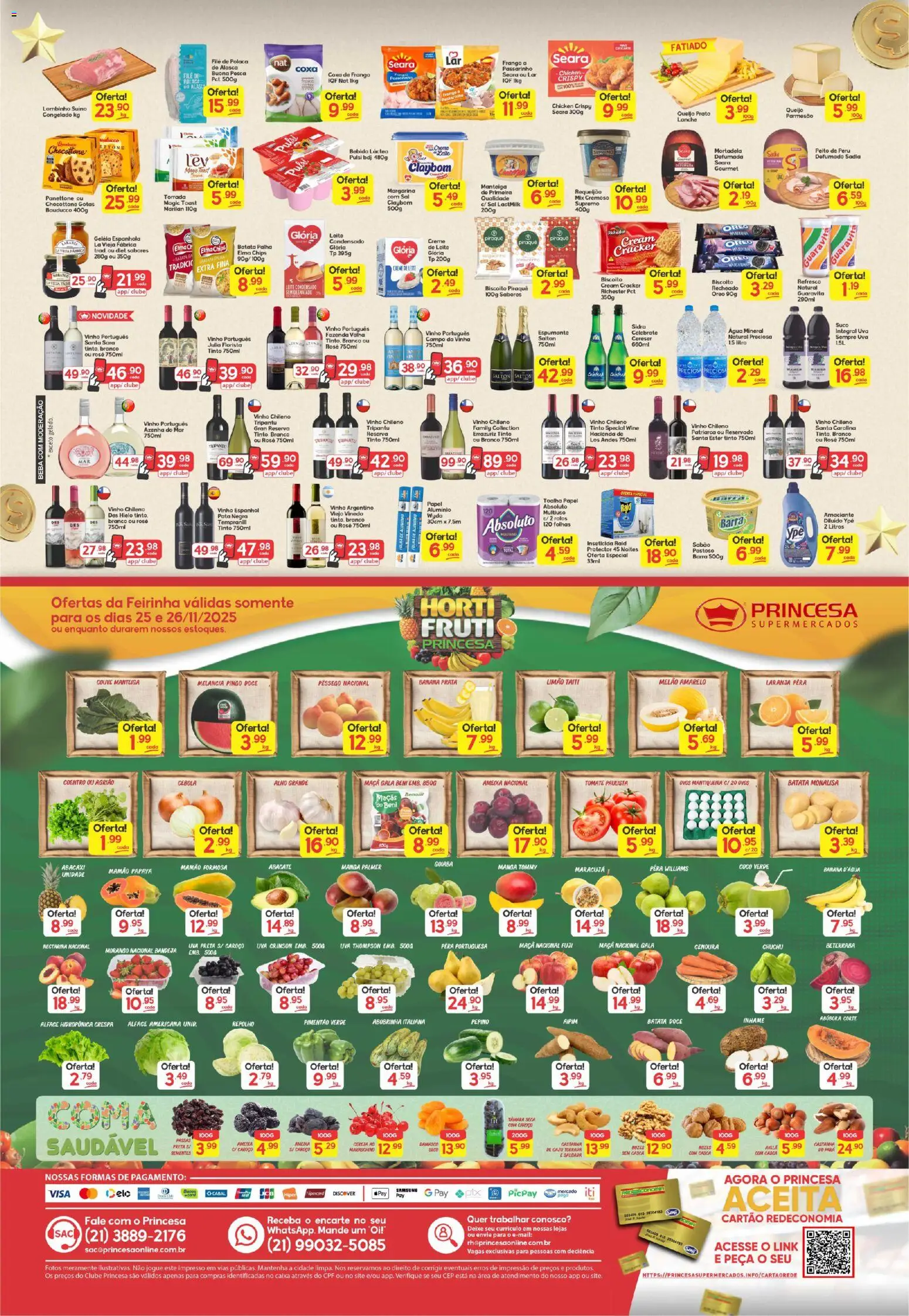 Princesa Folheto - válido de 24.11.2025 | Página: 2 | Produtos: Caju, Caixa, Couve, Amaciante