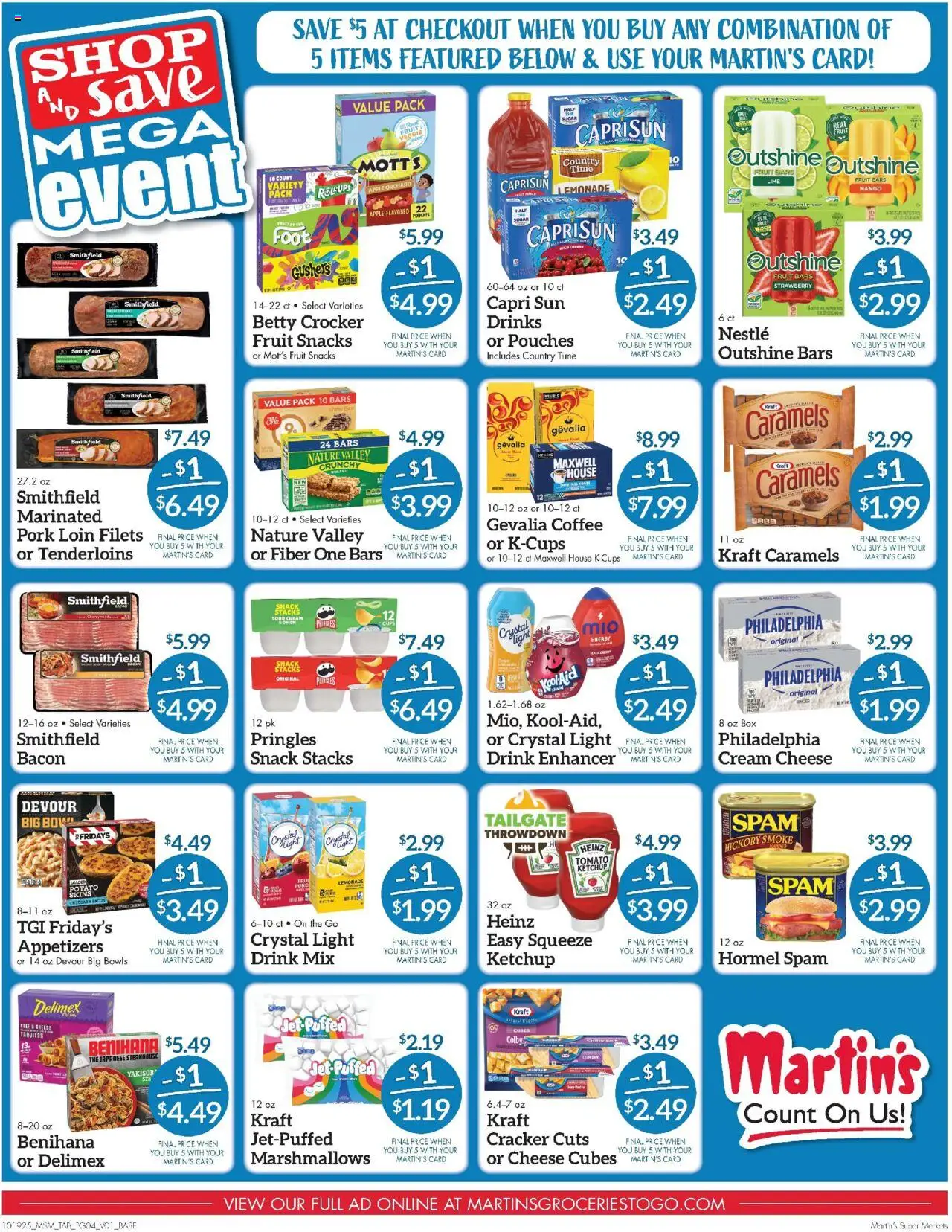 Martin’s Weekly Ad - valid from 19.10.2025 | Page: 4 | Products: Cheese, Pork, Ketchup, Lime