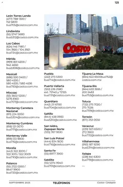 Nuevas ofertas de Costco válidas en toda la República Mexicana desde el 10.09.2025. ¡Encuentra las mejores ofertas en Satélite, (55) 5374 9940 bus701@costco.com.mx! | Página: 125