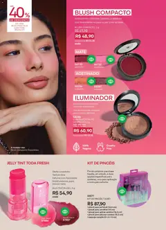 O Boticário - Ciclo 04/2026 - Pré-Visualização do folheto da loja O Boticário, válido de 02.03.2026 | Página: 135 | Produtos: Blush, Esponja, Base, Iluminador