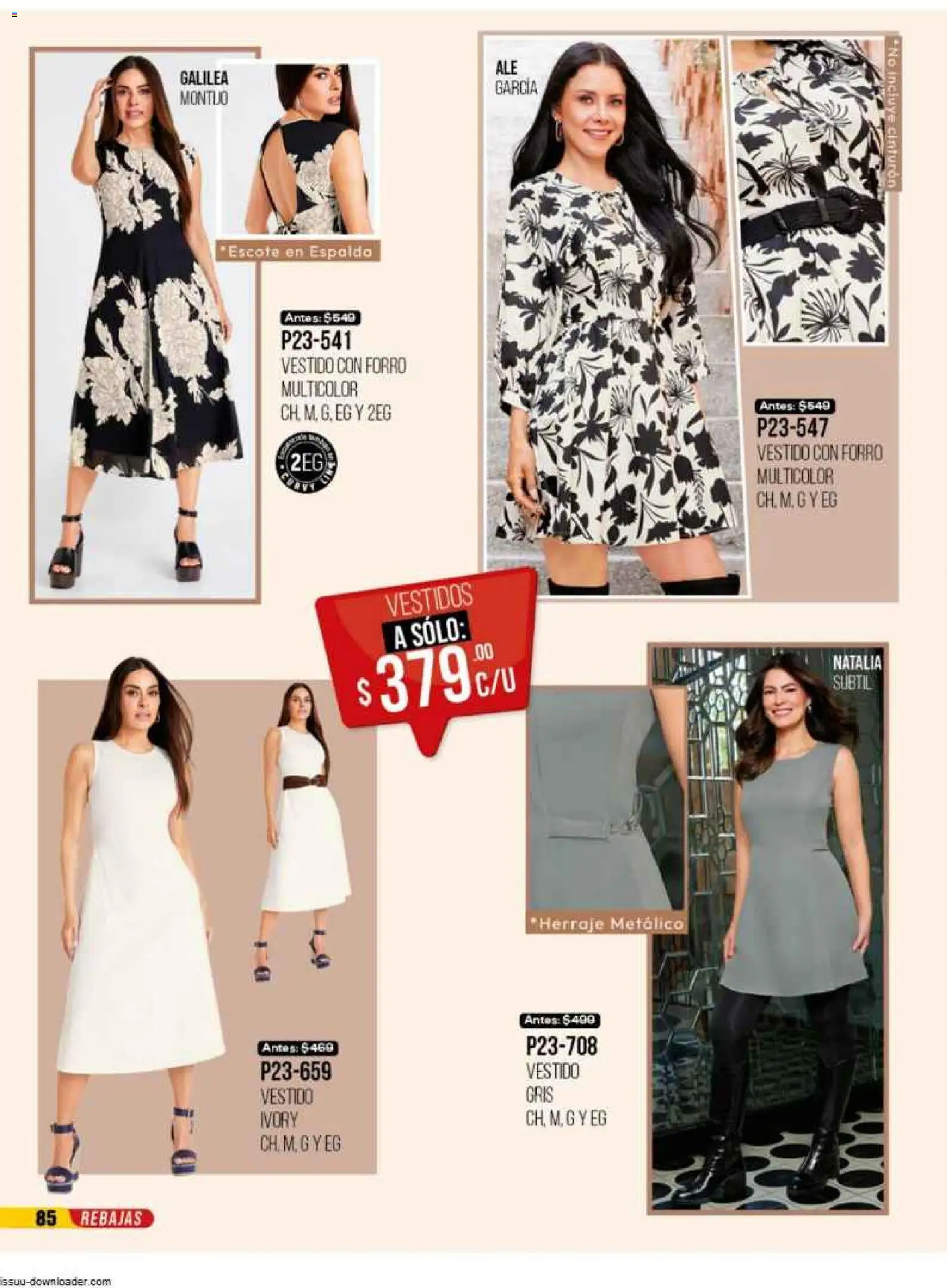 Nuevas ofertas de Cklass válidas en toda la República Mexicana desde el 31.10.2025. ¡Encuentra las mejores ofertas en Cklass catálogo Super Rebajas Ropa! | Página: 88 | Productos: Cinturón, Vestido