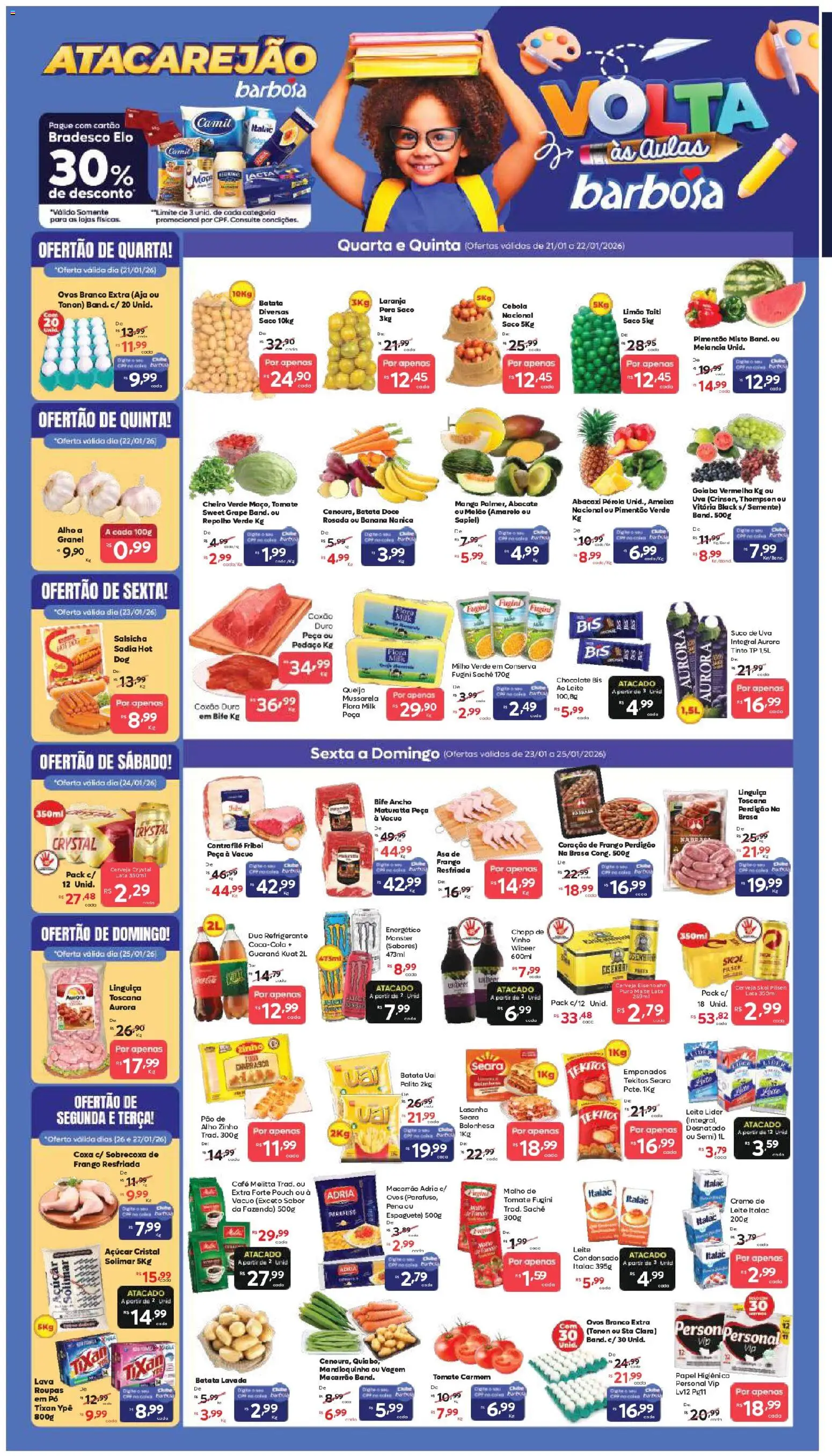 Barbosa Supermercados Folheto - válido de 21.01.2026 | Página: 1