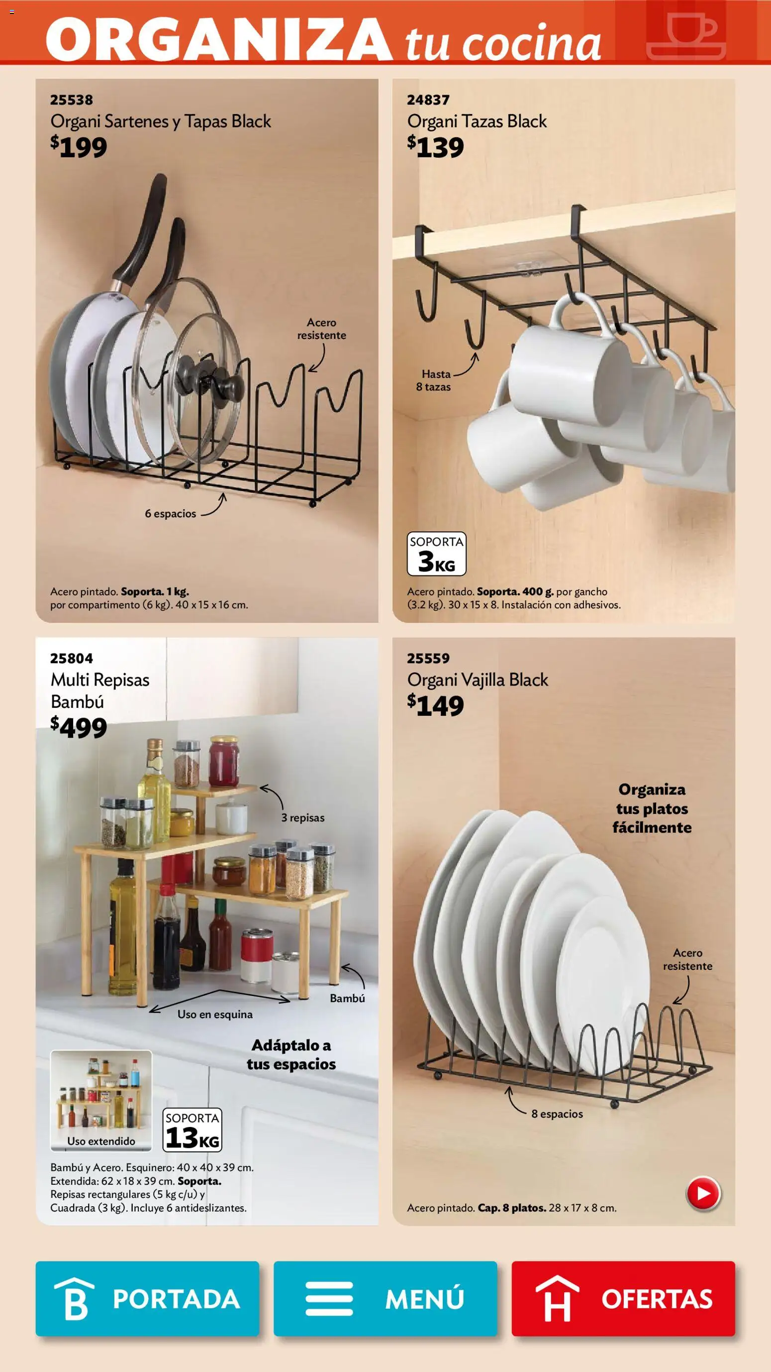 Nuevas ofertas de Betterware válidas en toda la República Mexicana desde el 02.02.2026. ¡Encuentra las mejores ofertas en Betterware campaña 2 2026! | Página: 44 | Productos: Cocina