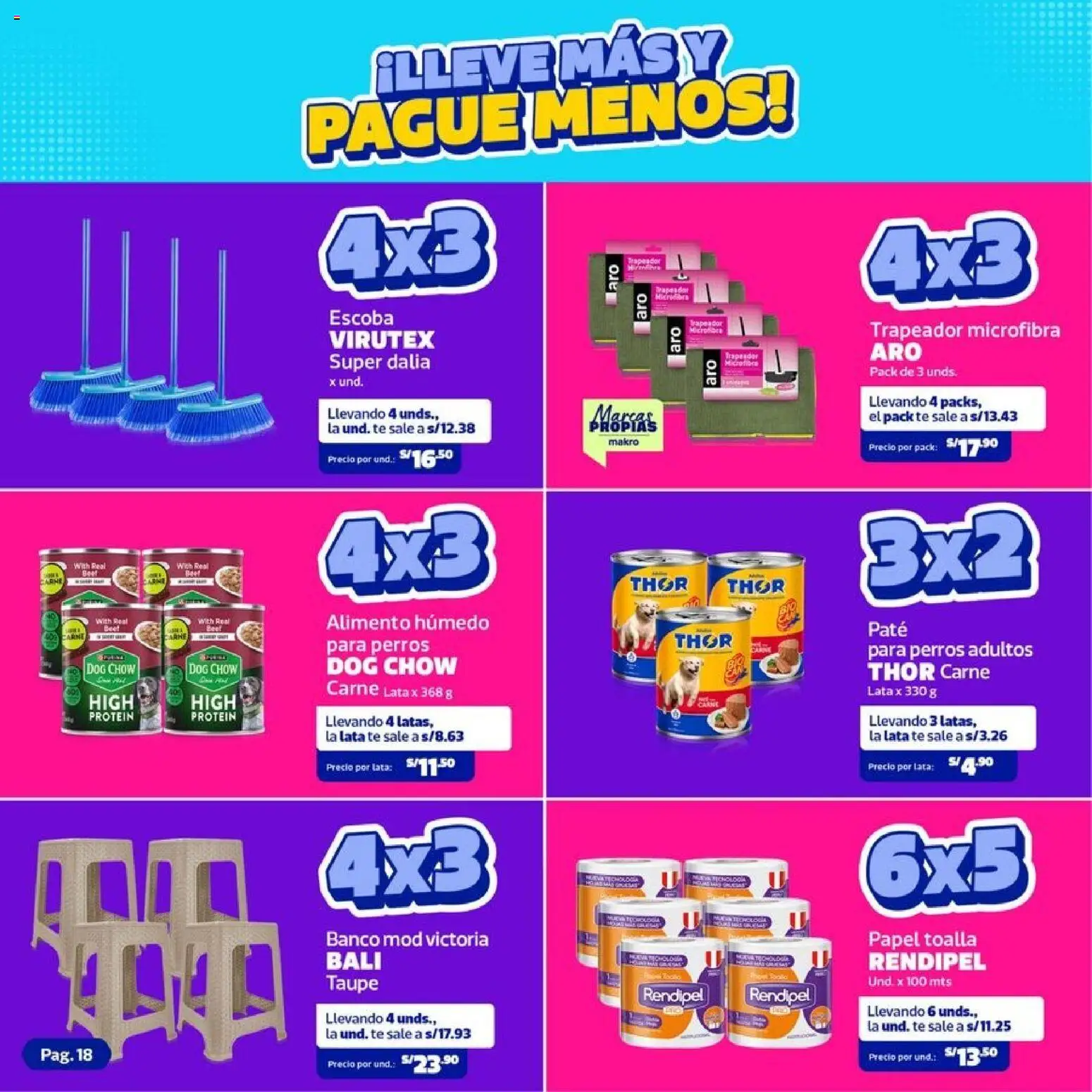 Catálogo Makro válido desde 12.02.2026 | Página: 18 | Productos: Toalla, Té