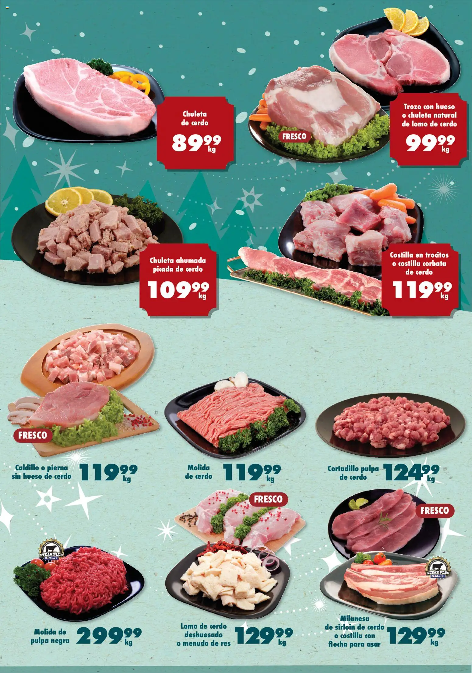 Nuevas ofertas de S-Mart válidas en toda la República Mexicana desde el 11.11.2025. ¡Encuentra las mejores ofertas en S-Mart folleto Ofertas de Feria Nuevo Laredo! | Página: 3 | Productos: Milanesa, Cerdo, Res, Corbata
