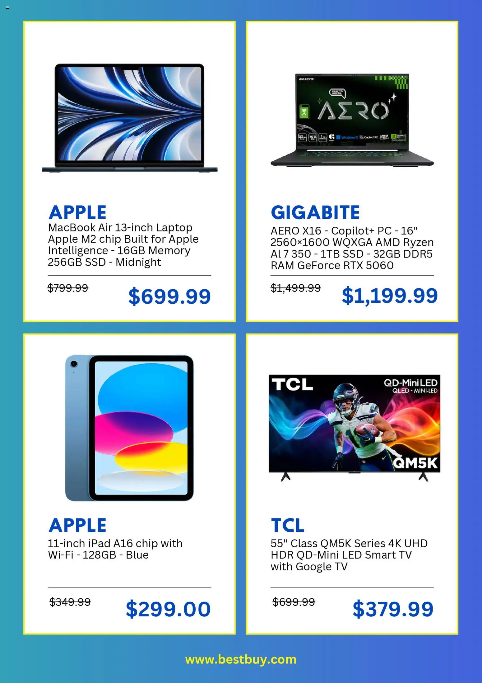 Best Buy Weekly Ad - valid from 27.10.2025 | Page: 5 | Products: Tv, Ipad, Laptop, SSD