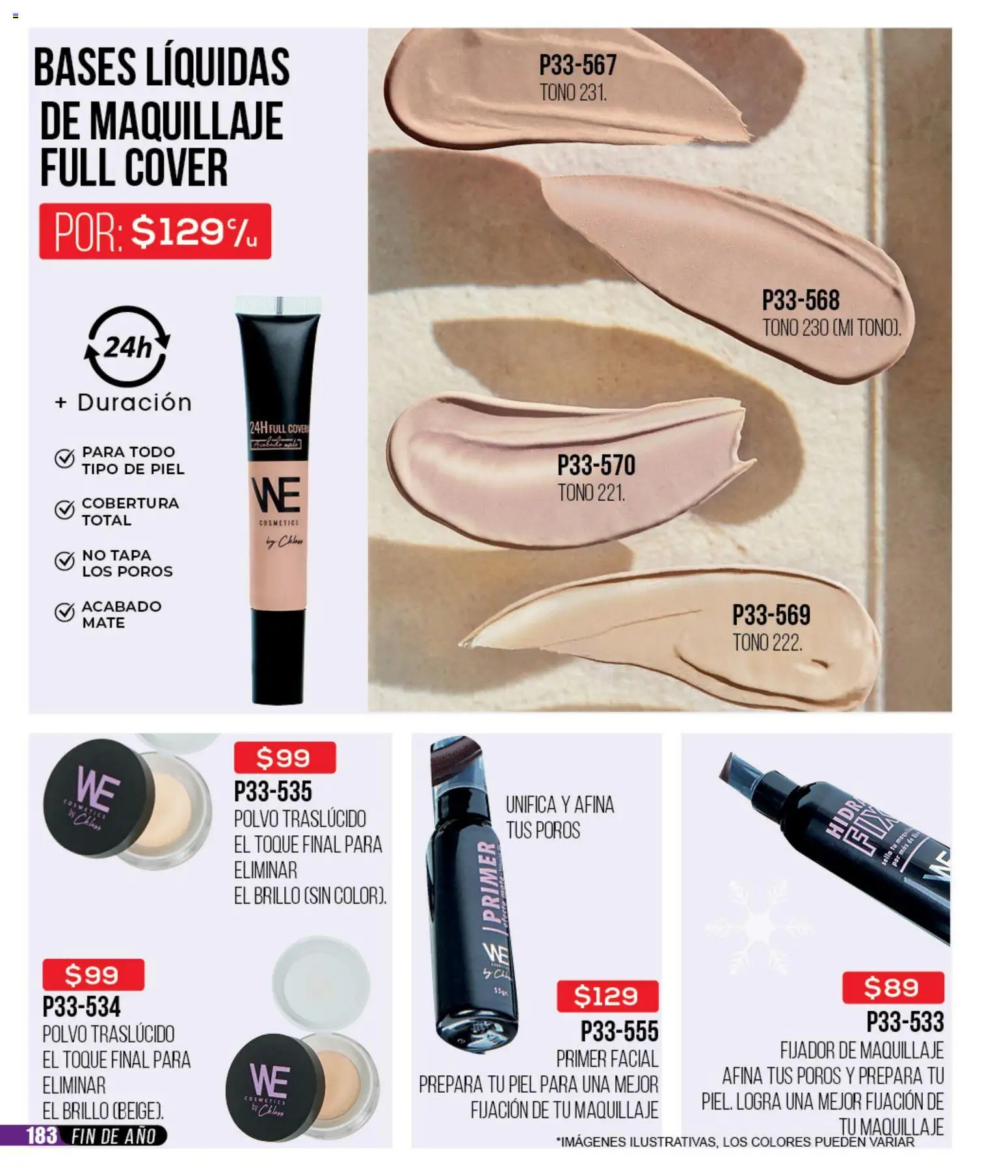 Nuevas ofertas de Cklass válidas en toda la República Mexicana desde el 15.12.2025. ¡Encuentra las mejores ofertas en Cklass catálogo Rebajas fin de año ropa! | Página: 184 | Productos: Fijador, Brillo, Mate, Maquillaje