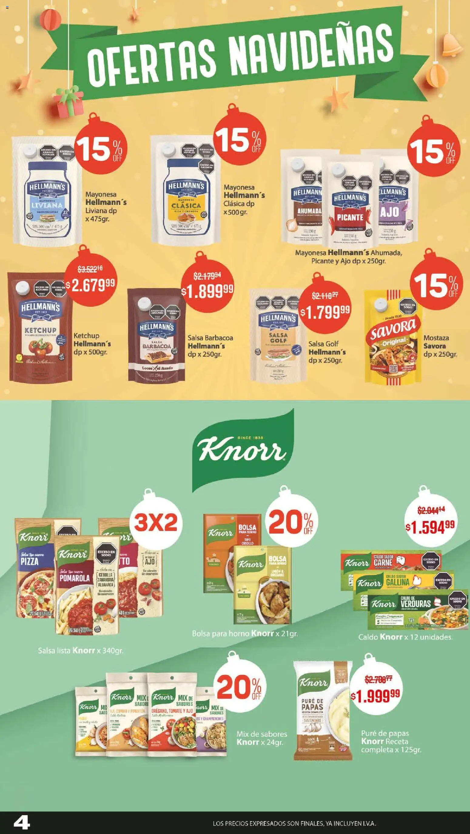 Makro ofertas │ válido desde el 11.12.2025 | Página: 4 | Productos: Cebolla, Mostaza, Tomate, Zanahoria