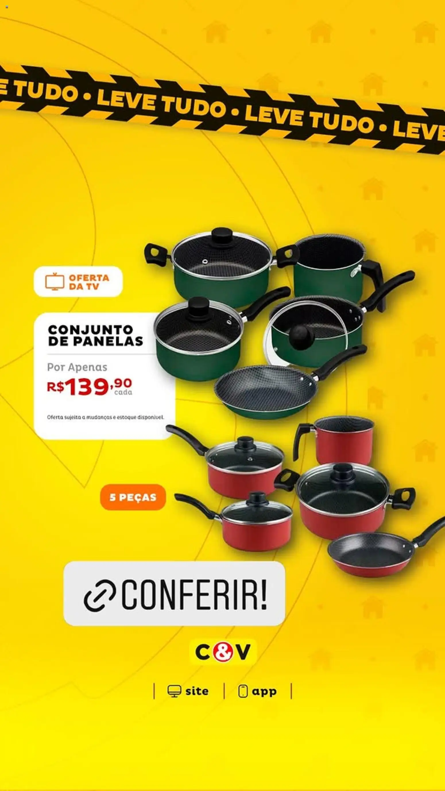 Casa e Video Folheto - válido de 22.10.2025 | Página: 7 | Produtos: Conjunto de panelas, Tv