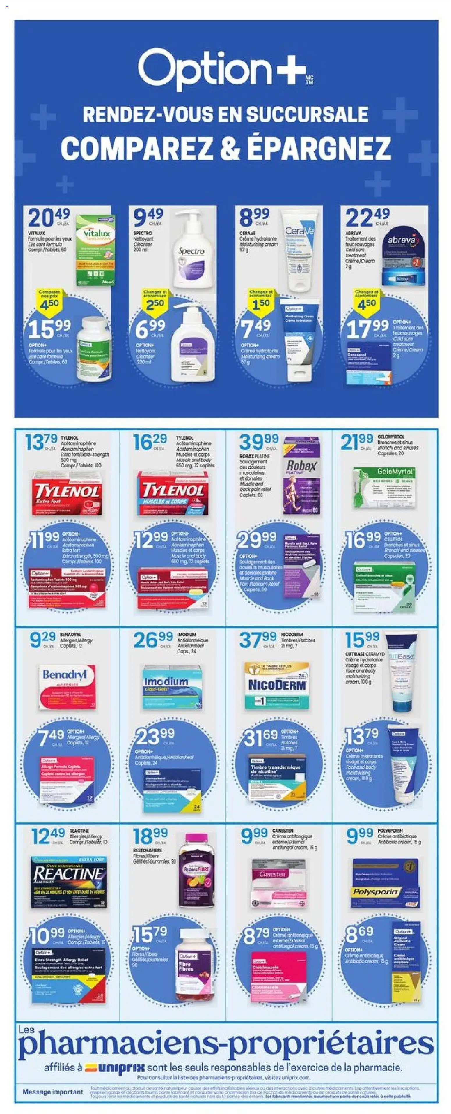 Uniprix flyer valid from 22.01.2026 | Page: 7 | Products: Cream