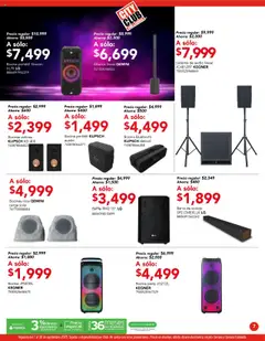 Nuevas ofertas de City Club válidas en toda la República Mexicana desde el 01.09.2025. ¡Encuentra las mejores ofertas en City Club - Catálogo! | Página: 7 | Productos: Audio, Bocina, Barra