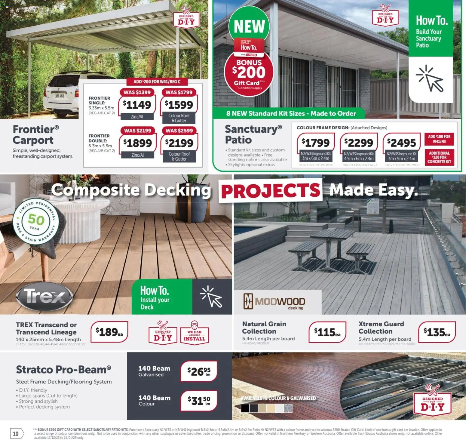 Stratco catalogue - valid from 12.12.2025 | Page: 10 | Products: Kits, Decking