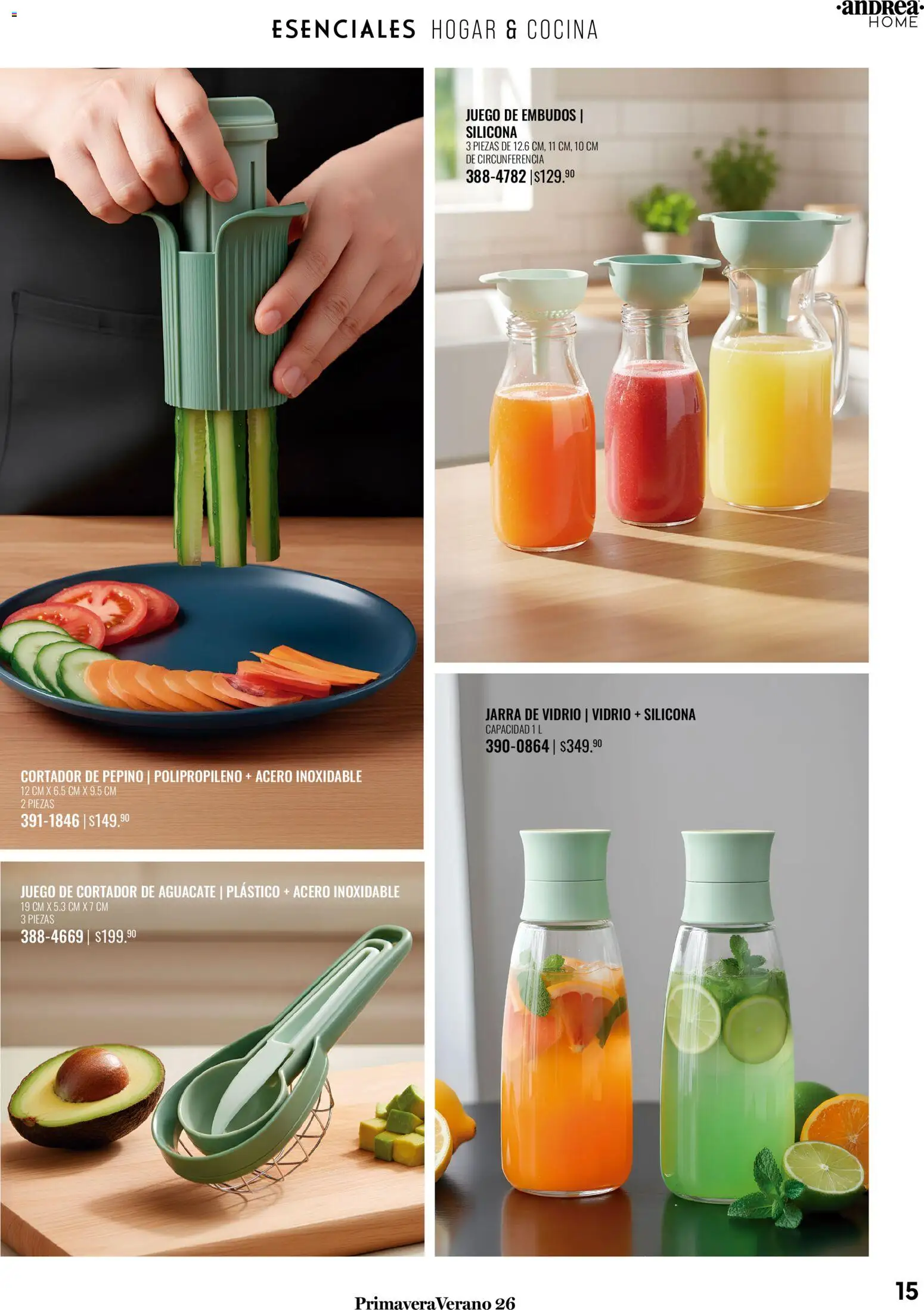 Nuevas ofertas de Andrea válidas en toda la República Mexicana desde el 25.01.2026. ¡Encuentra las mejores ofertas en Andrea catálogo Tu hogar esta primavera! | Página: 15