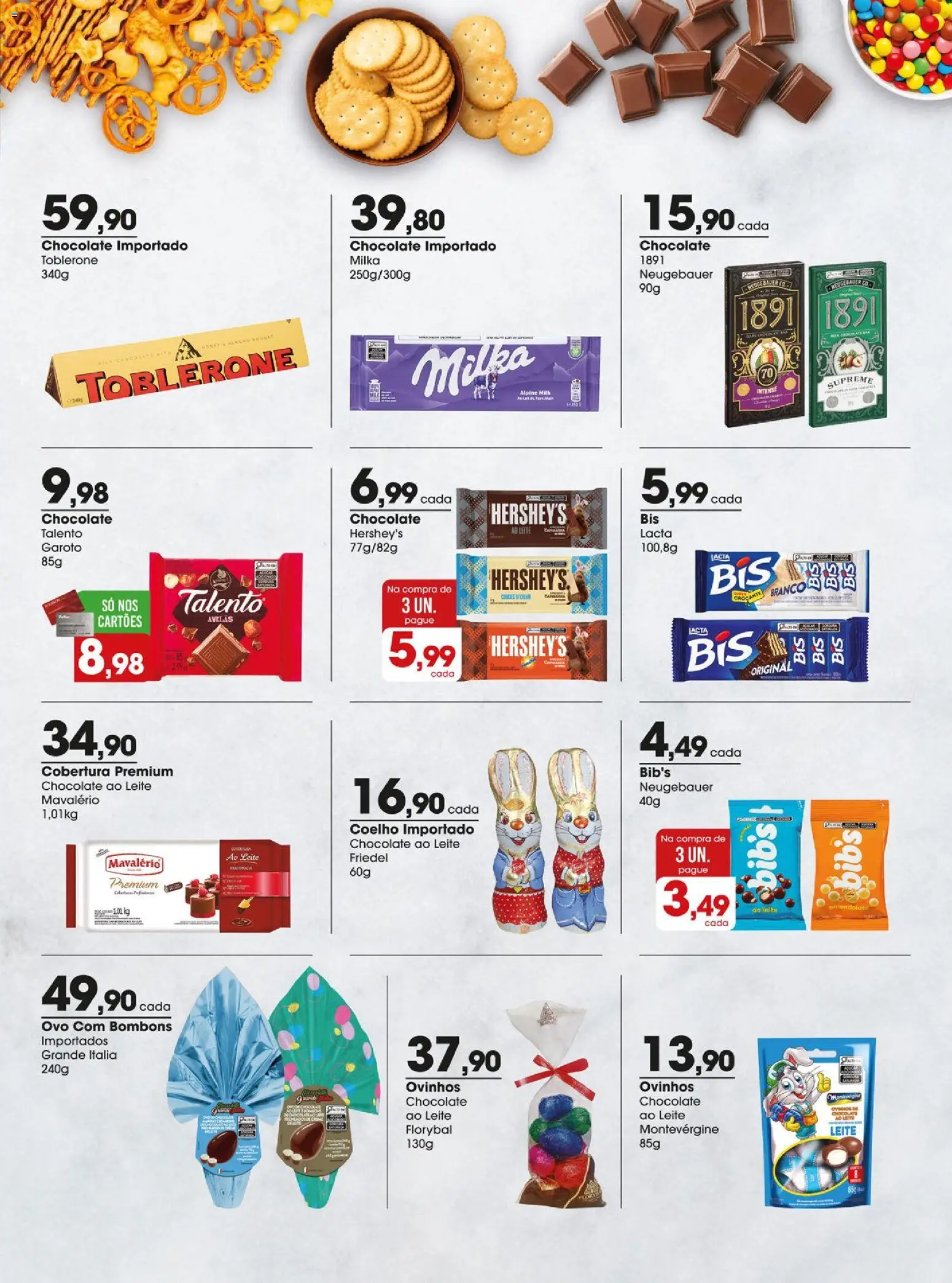 Zaffari Folheto - válido de 03.03.2026 | Página: 9 | Produtos: Leite, Neugebauer, Chocolate