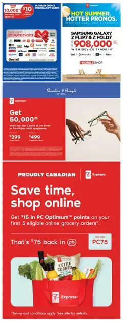 Real Canadian Superstore flyer valid from 24.07.2025 | Page: 41 | Products: PC, Xbox, Kettle