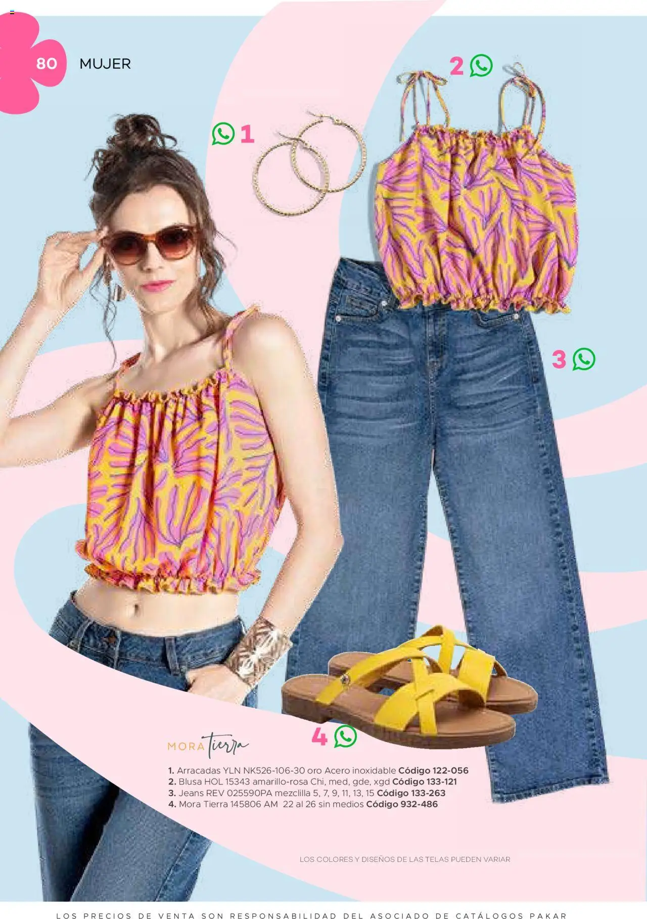 Nuevas ofertas de SC Pakar válidas en toda la República Mexicana desde el 31.01.2025. ¡Encuentra las mejores ofertas en SC Pakar catálogo Ropa! | Página: 80 | Productos: Blusa