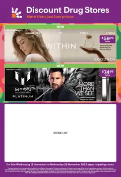 Preview of Discount Drug Stores Catalogue - valid from 12.11.2025 | Page: 24 | Products: Fragrance, Accessories