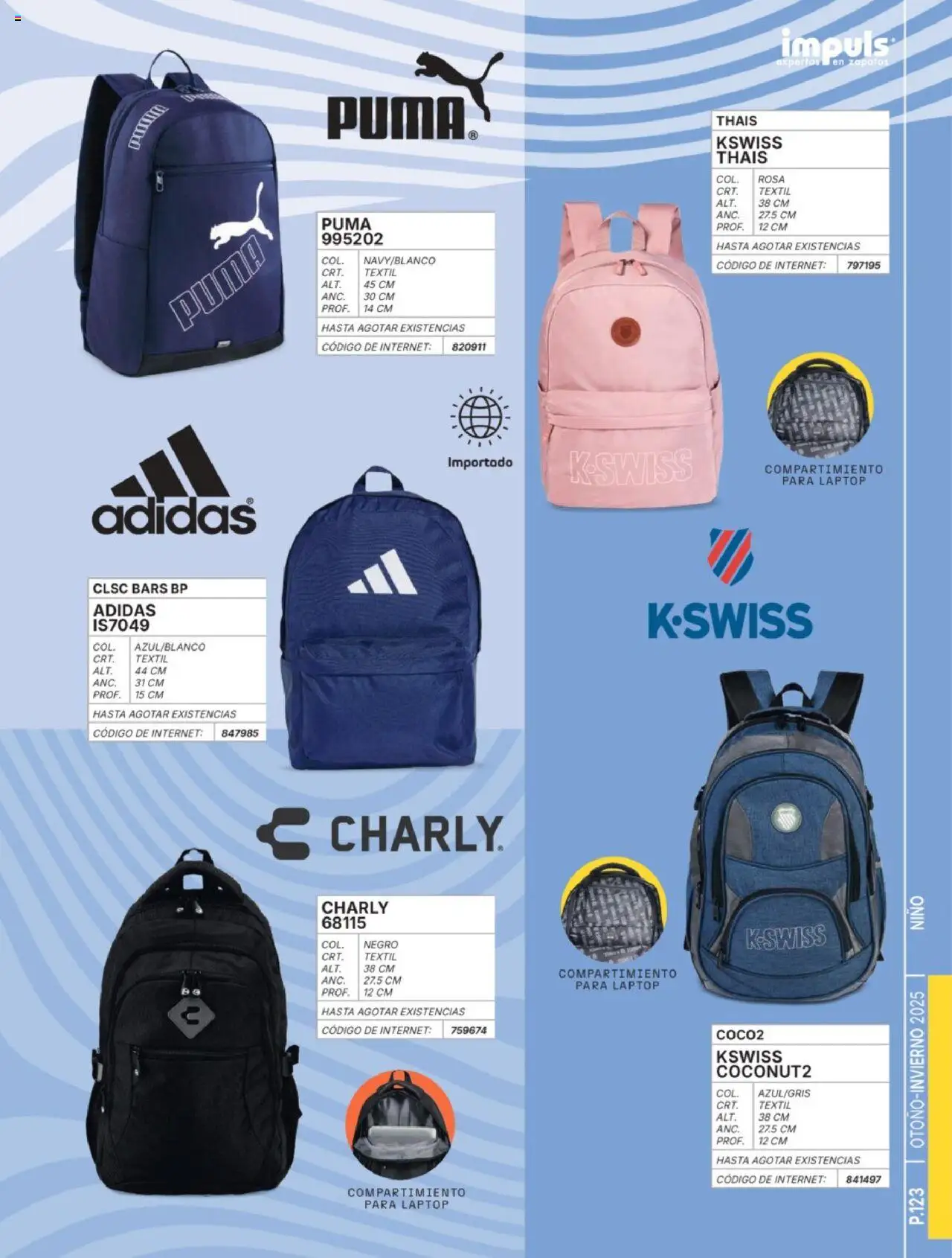 Nuevas ofertas de Impuls válidas en toda la República Mexicana desde el 07.07.2025. ¡Encuentra las mejores ofertas en Impuls catálogo Niño Otoño-Invierno 2025! | Página: 125 | Productos: Zapatos