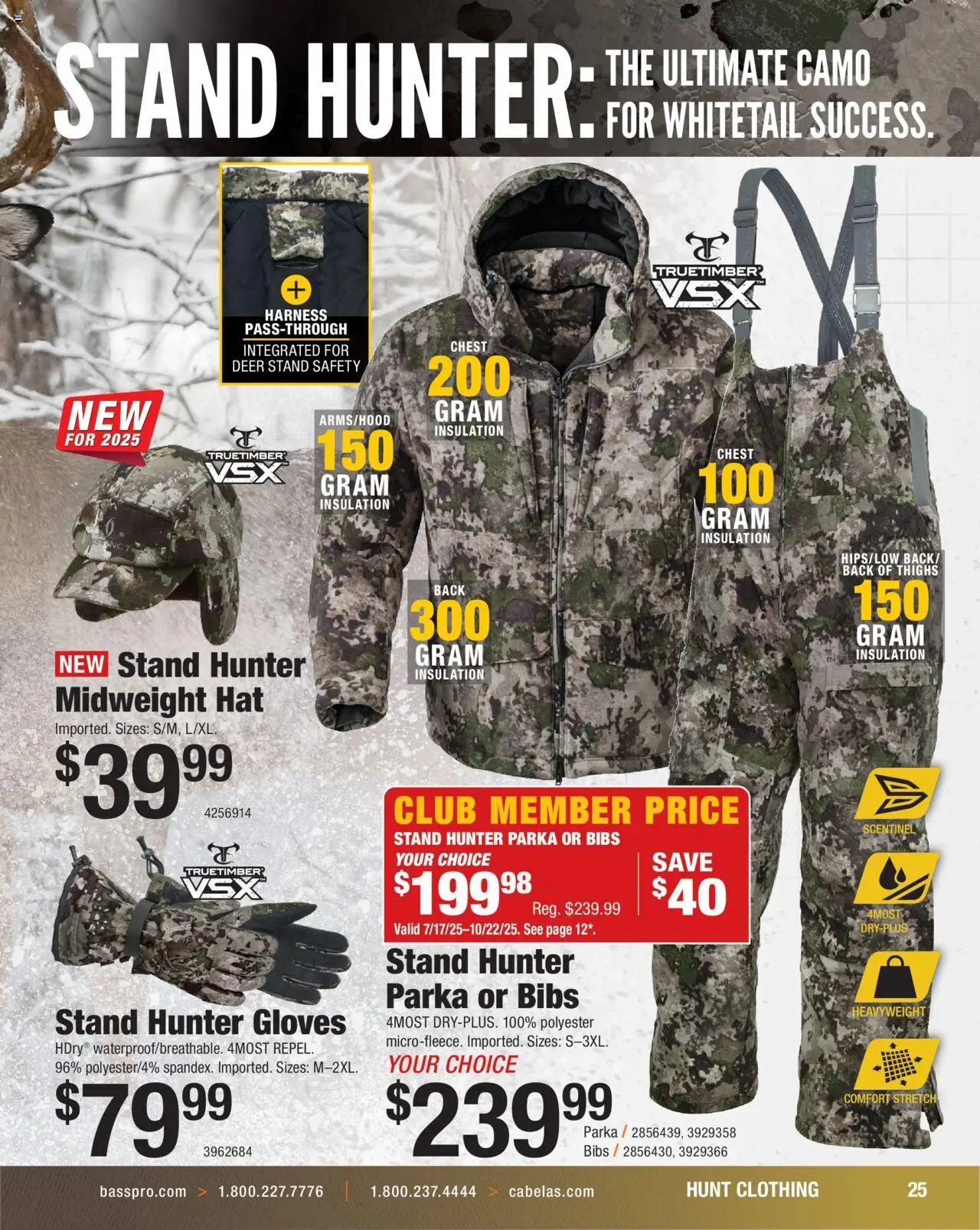 Cabela's Hunting Master 25 - valid from 11.08.2025 | Page: 25 | Products: Hat, Gloves