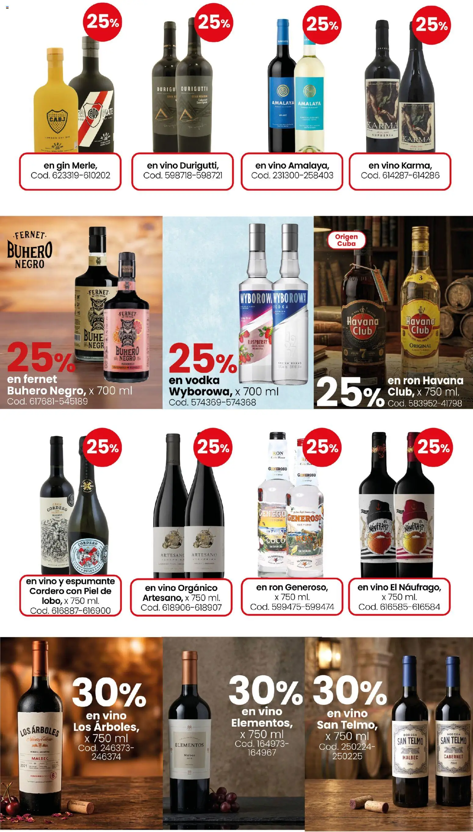 Coto - Ofertas Semanales │ válido desde el 13.04.2026 | Página: 10 | Productos: Vodka, Gin, Fernet, Vino