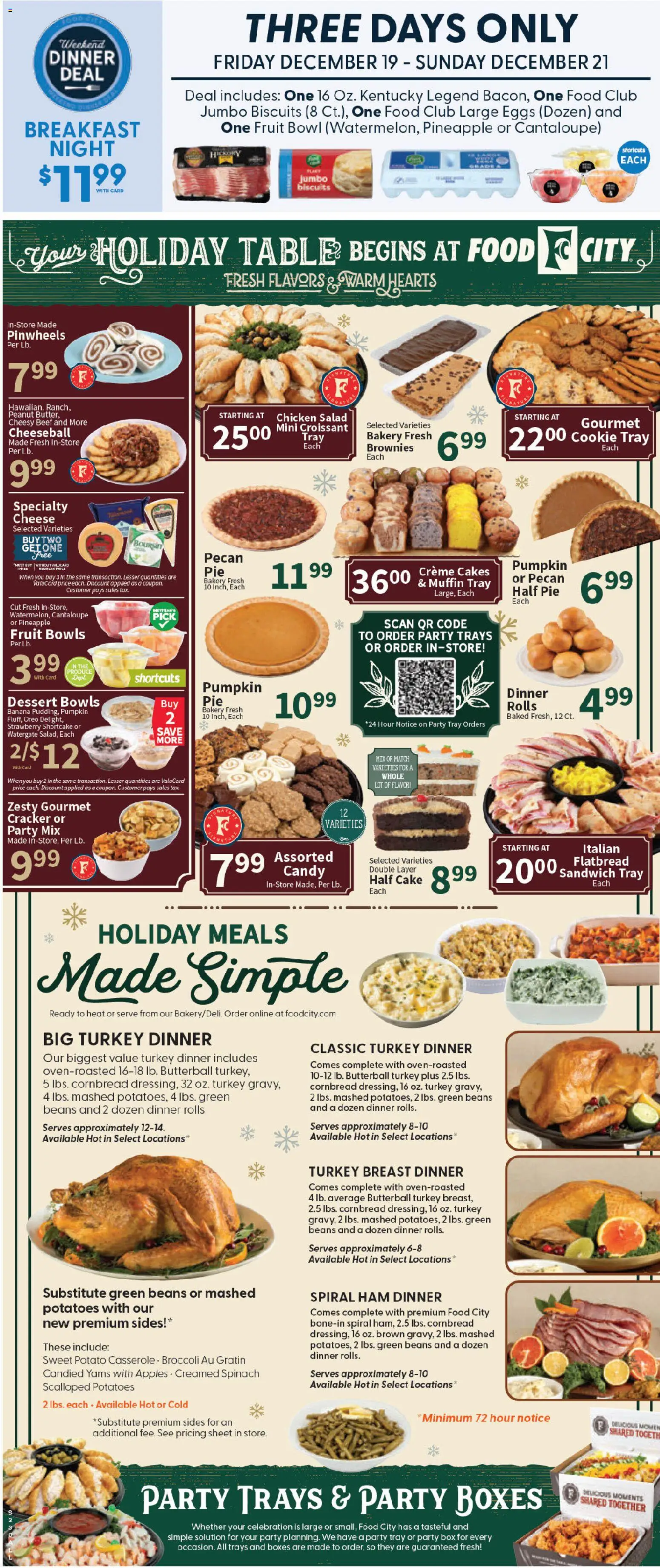 Food City Weekly Ad - valid from 17.12.2025 | Page: 2 | Products: Bakery, Broccoli, Beef, Pineapple