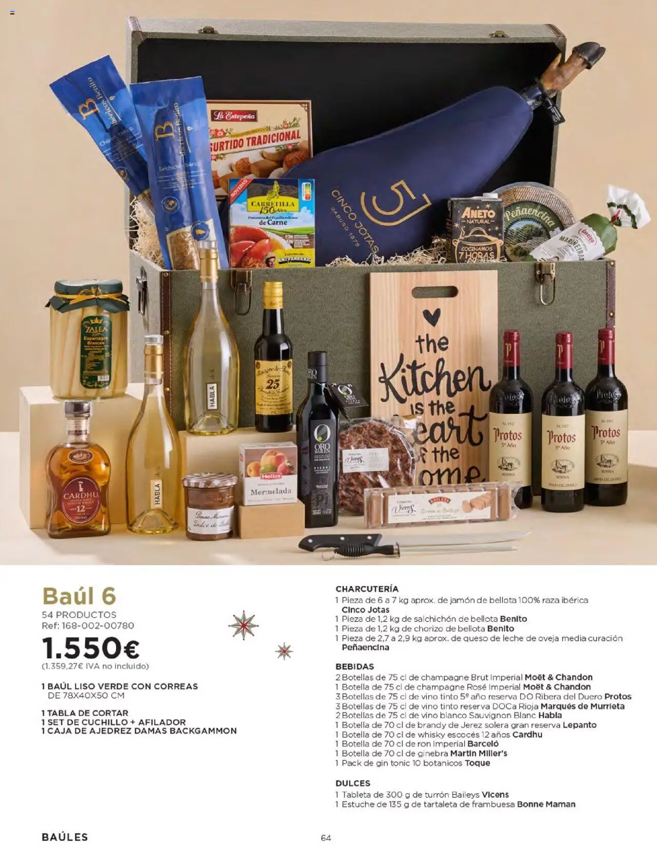 Nuevas ofertas de El Corte Inglés válidas en toda la República Mexicana desde el 03.10.2025. ¡Encuentra las mejores ofertas en El Corte Inglés - Catálogo Cestas Navidad 2025! | Página: 64 | Productos: Gin, Leche, Estuche, Ginebra