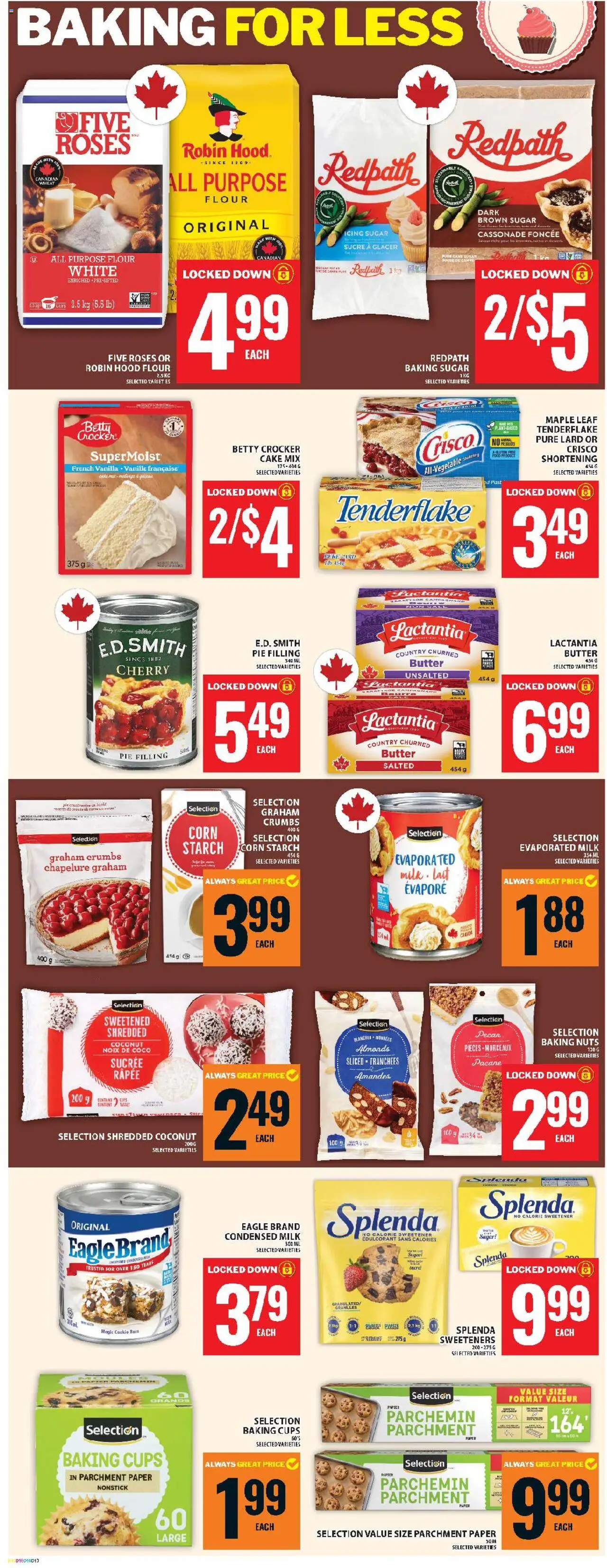 Food Basics flyer valid from 25.09.2025 | Page: 14 | Products: Nuts, Milk, Butter