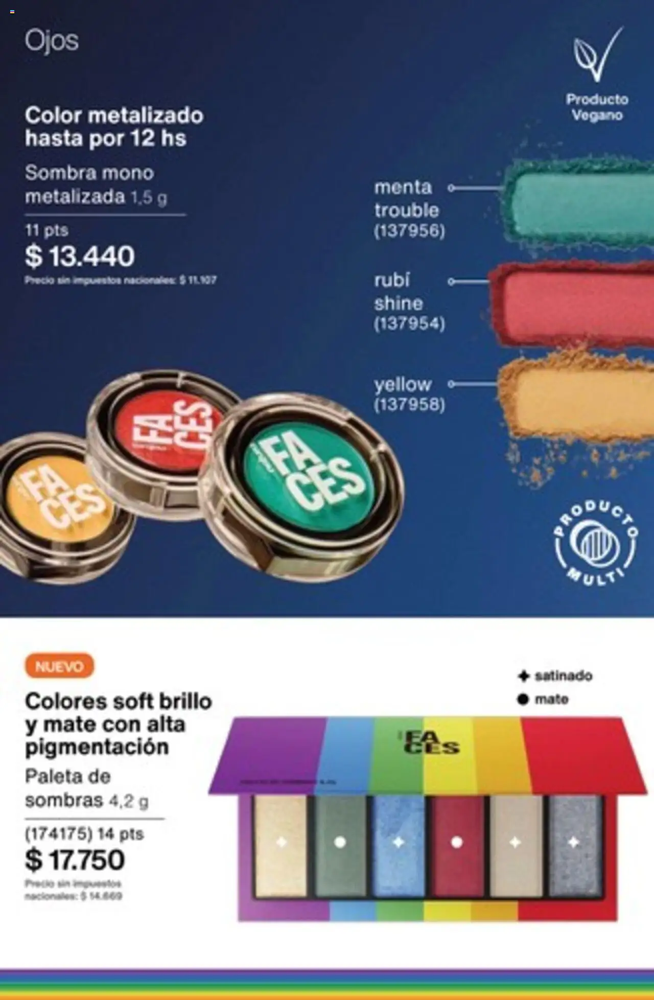 Catálogo Natura Ciclo 10 │ válido desde el 03.07.2025 | Página: 138 | Productos: Mate, Sombra, Brillo, Paleta
