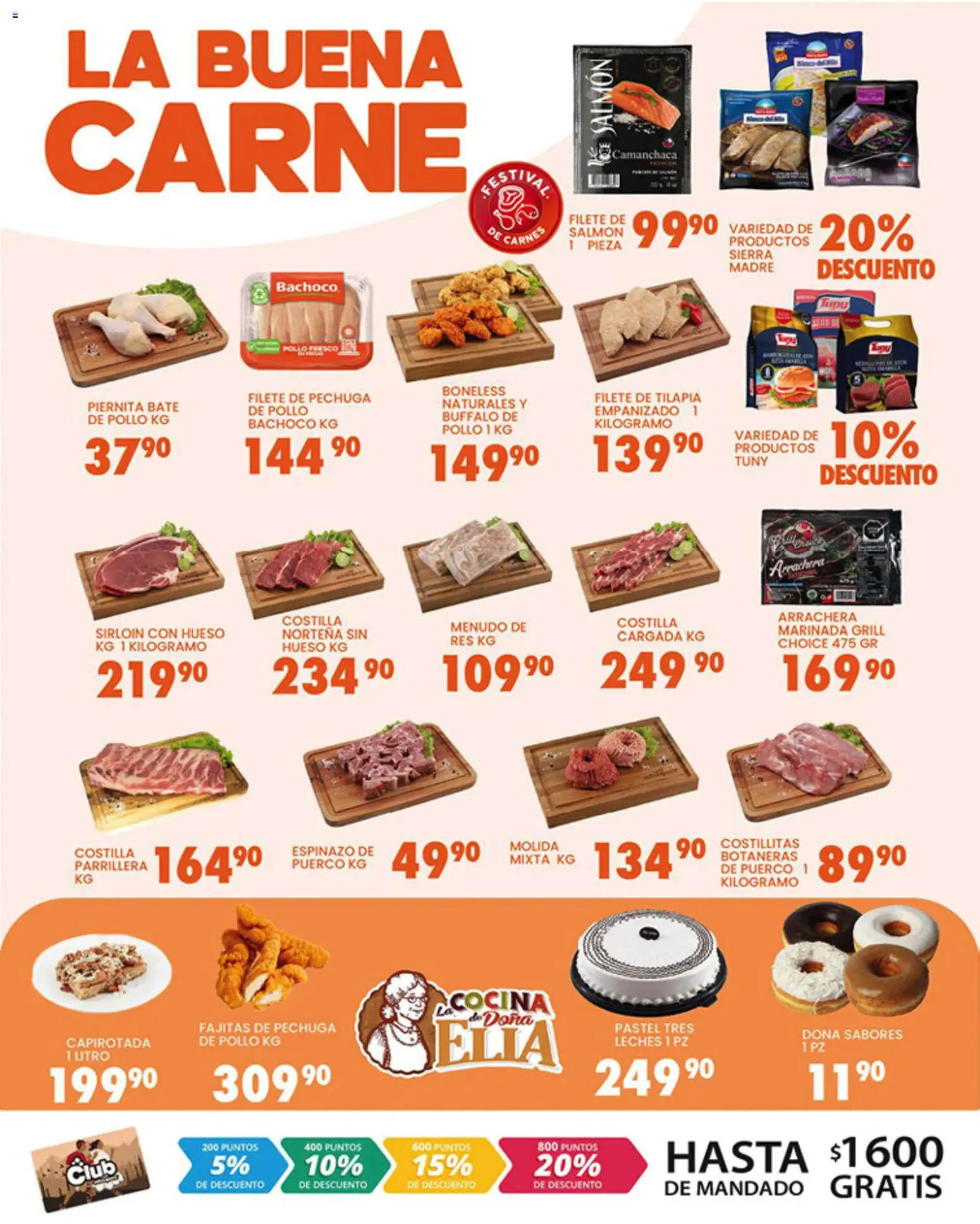 Nuevas ofertas de Alsuper válidas en toda la República Mexicana desde el 27.03.2026. ¡Encuentra las mejores ofertas en Alsuper folleto Chihuahua-Estado! | Página: 2 | Productos: Pollo, Res, Cocina, Sierra