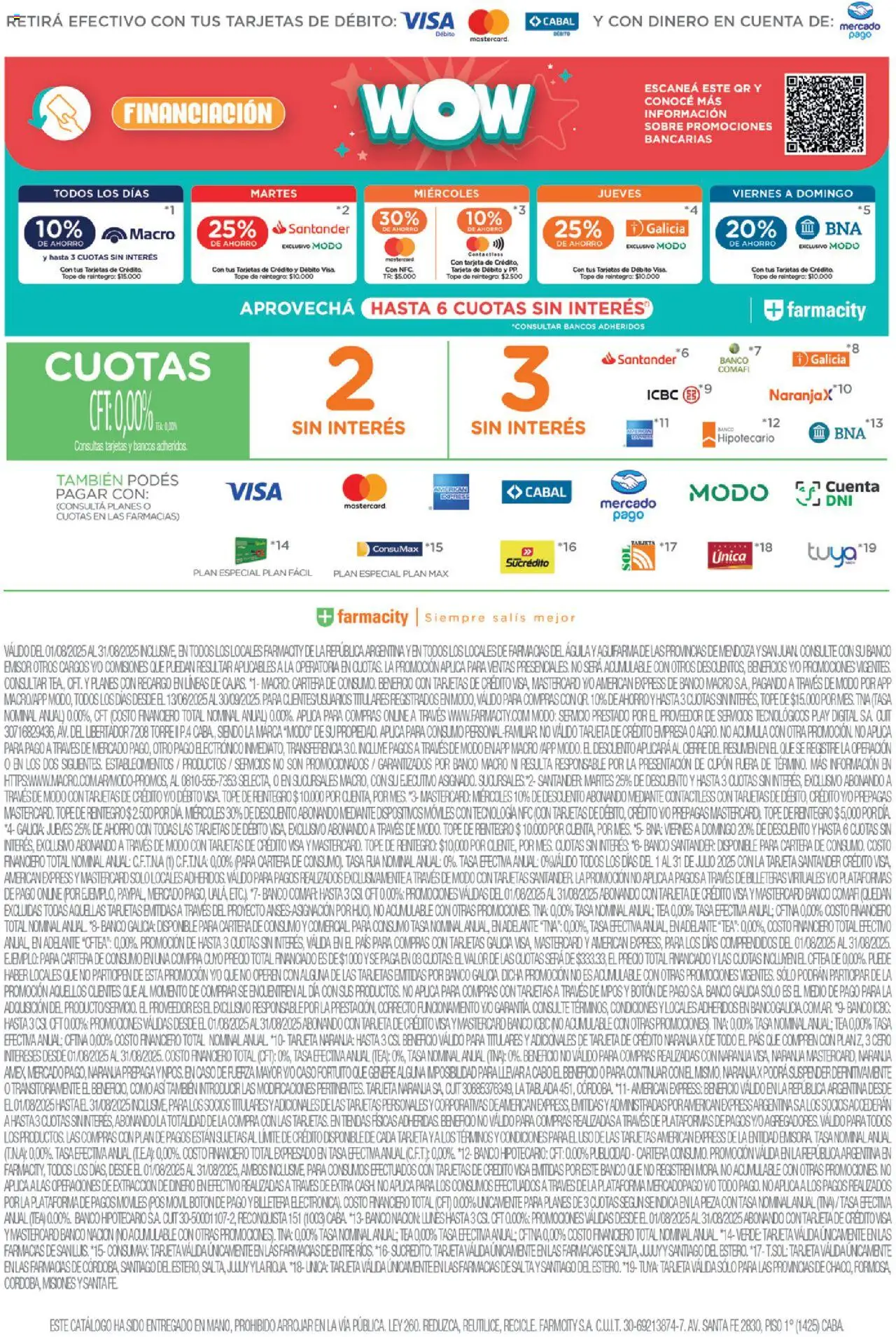 Farmacity catálogo │ válido desde el 01.08.2025 | Página: 2 | Productos: Movil, Cartera, Sobre, Billetera