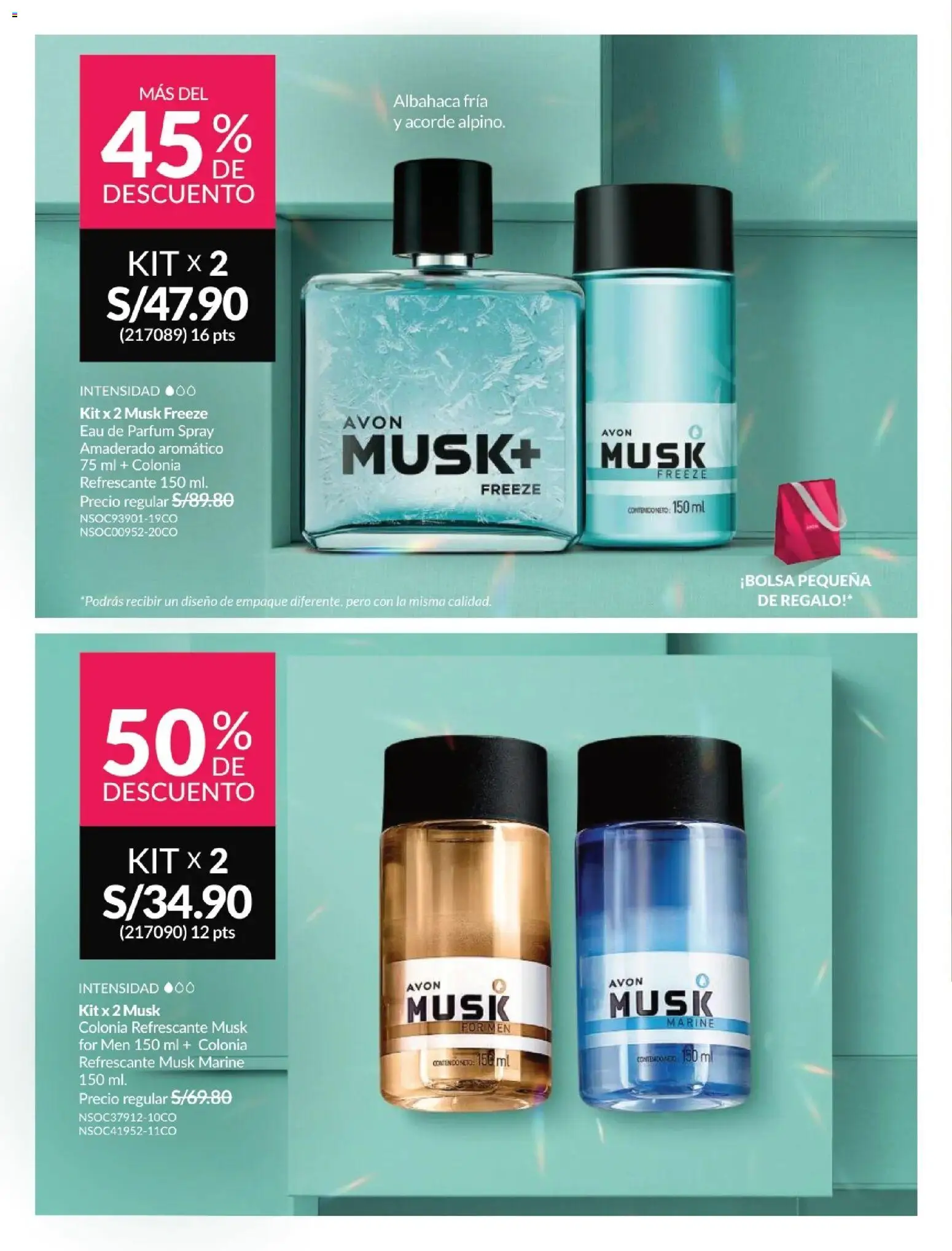 Catálogo Avon válido desde 15.11.2025 | Página: 22 | Productos: Empaque