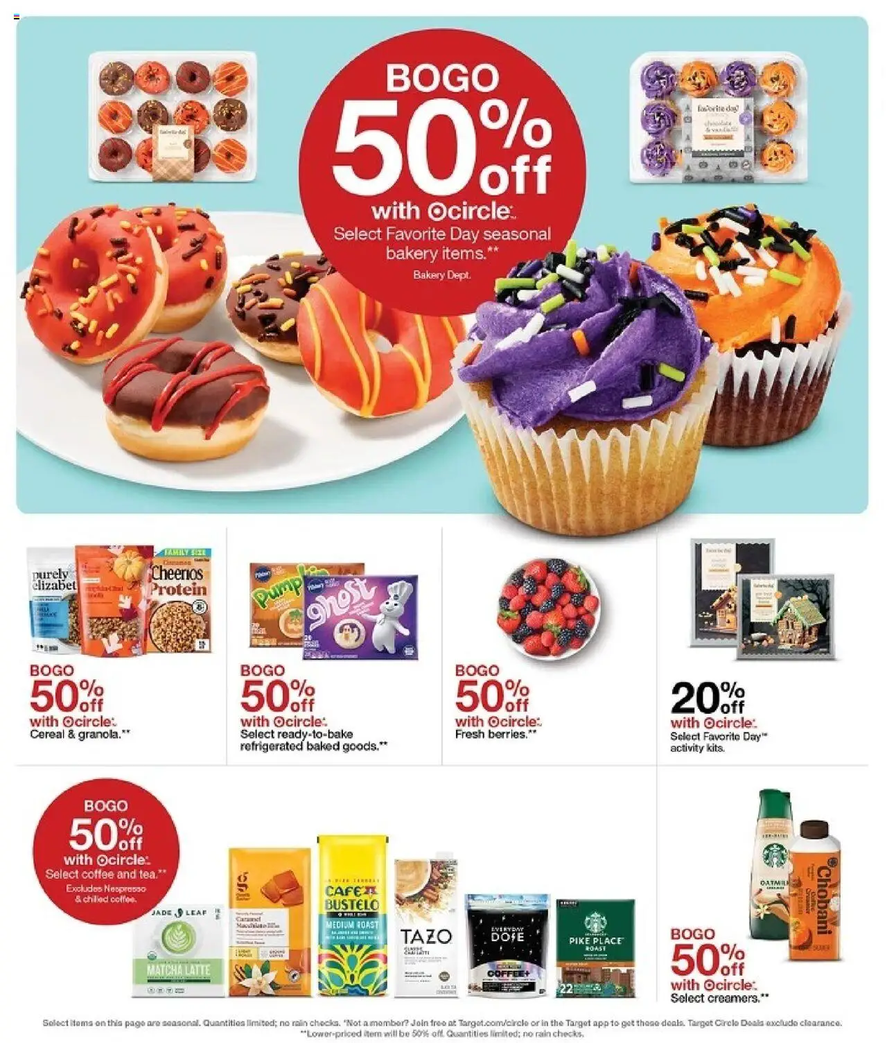 Target Weekly Ad - valid from 05.10.2025 | Page: 19 | Products: Bakery, Berries, Pump, Coffee