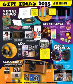Preview of JB Hi-Fi Chrissy Gift Ideas 2025 - valid from 01.12.2025 | Page: 7 | Products: Box, Perfume, Headphones, Speaker