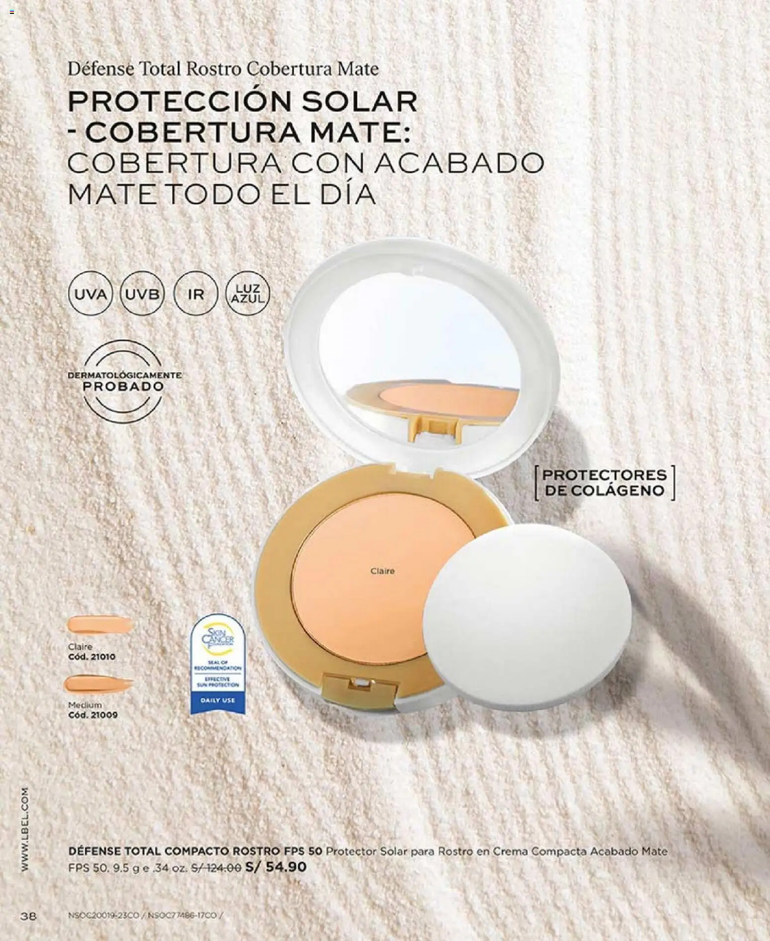 Catálogo L'Bel válido desde 27.12.2025 | Página: 38 | Productos: Protector solar, Crema