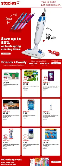 Preview of Staples weekly flyer / circulaire from shop Staples valid from 17.04.2026