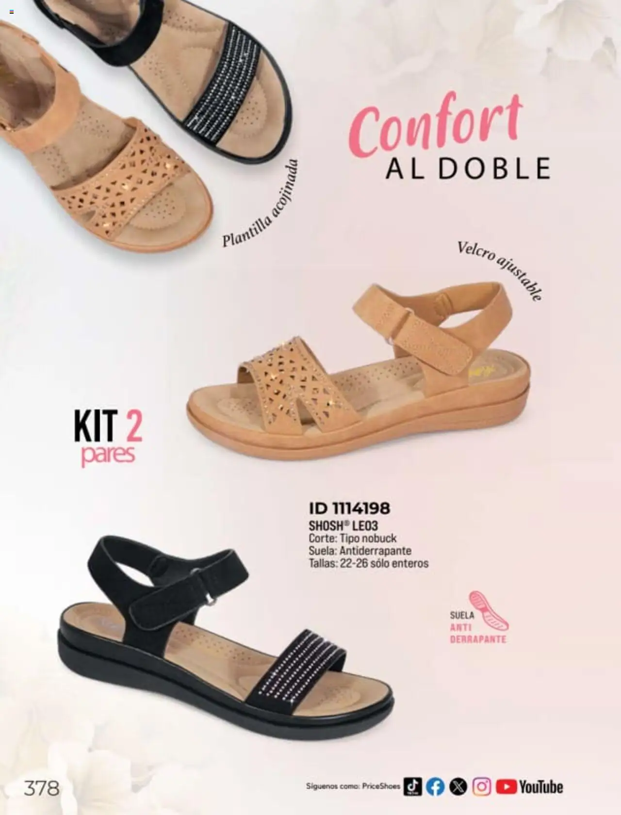 Nuevas ofertas de Price Shoes válidas en toda la República Mexicana desde el 27.01.2025. ¡Encuentra las mejores ofertas en Price Shoes catálogo Sandalias! | Página: 378