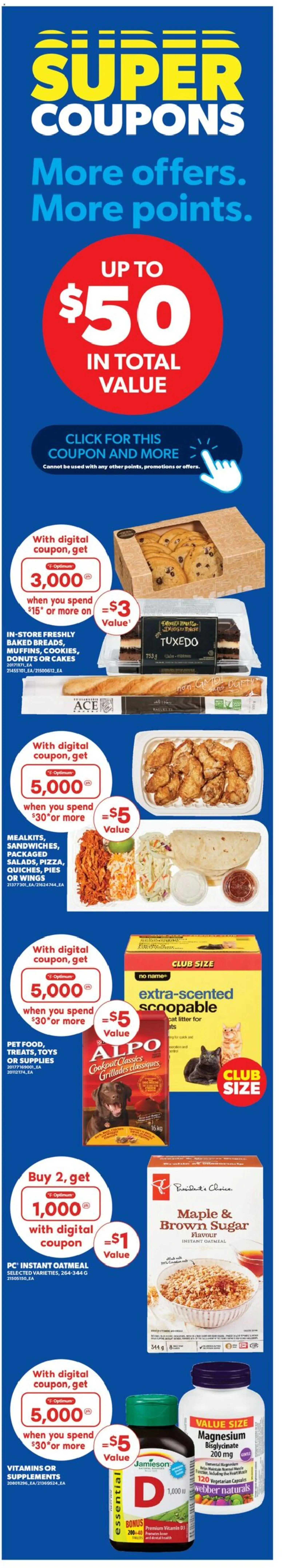 Real Canadian Superstore flyer valid from 23.04.2026 | Page: 6 | Products: Cookies, Pizza