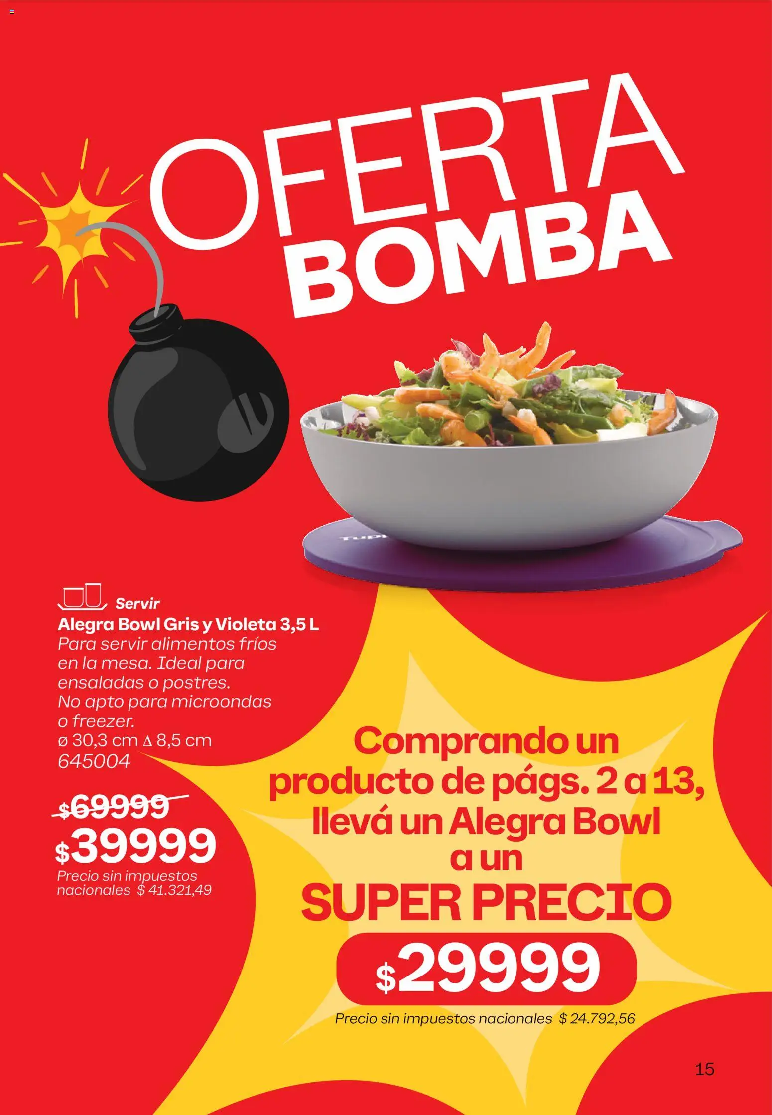 Tupperware Black Friday │ válido desde el 27.11.2025 | Página: 16 | Productos: Bowl, Microondas