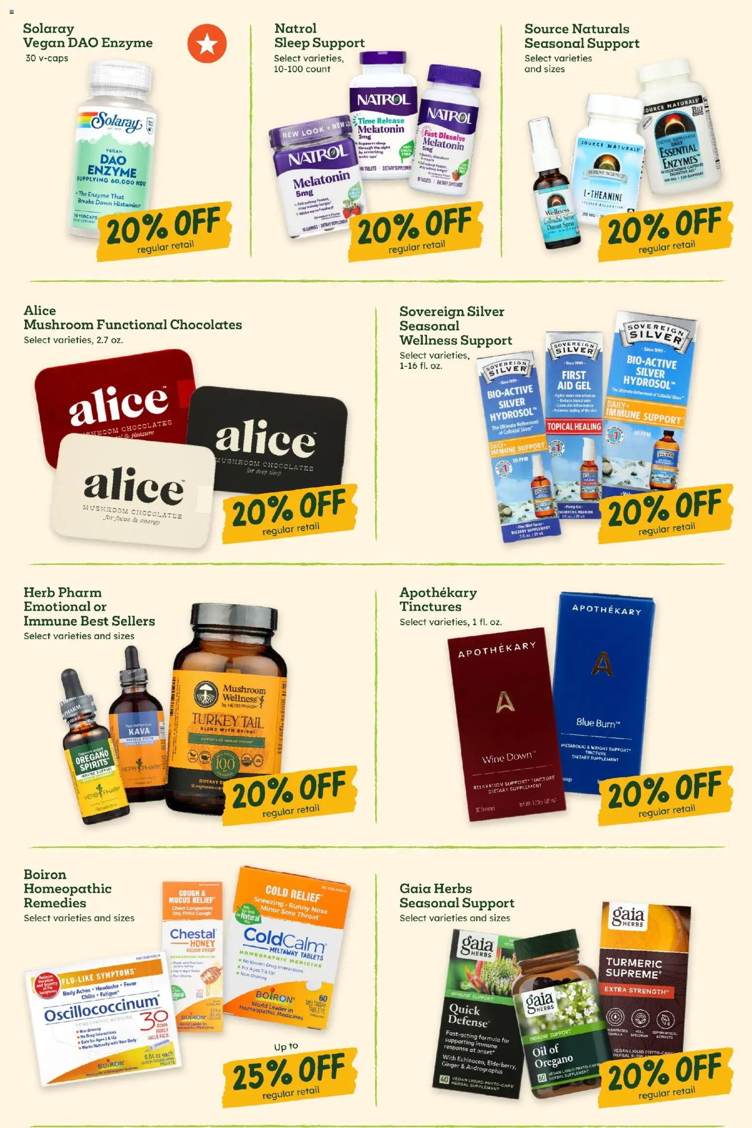 Sprouts Monthly Ad - valid from 29.10.2025 | Page: 35 | Products: Melatonin, Pump, Oil, Wine