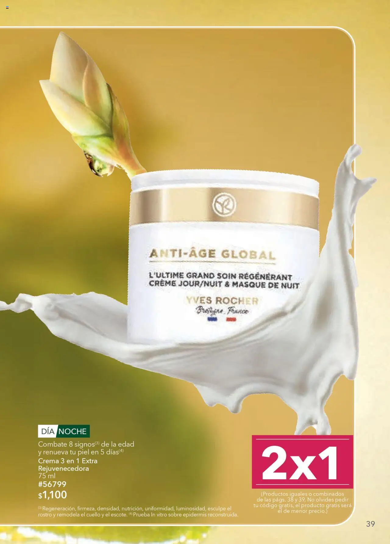 Nuevas ofertas de Yves Rocher válidas en toda la República Mexicana desde el 05.08.2025. ¡Encuentra las mejores ofertas en Yves Rocher - Campaña 11 2025! | Página: 39 | Productos: Crema, Sobre