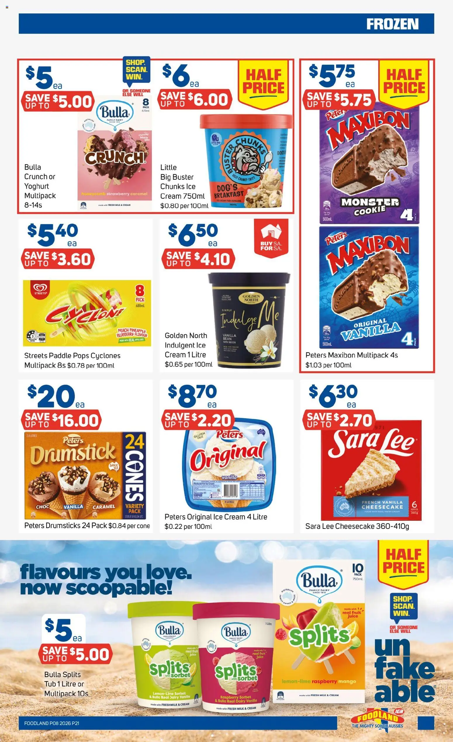 Foodland catalogue - valid from 18.02.2026 | Page: 21 | Products: Yoghurt, Rake, Cream, Raspberry