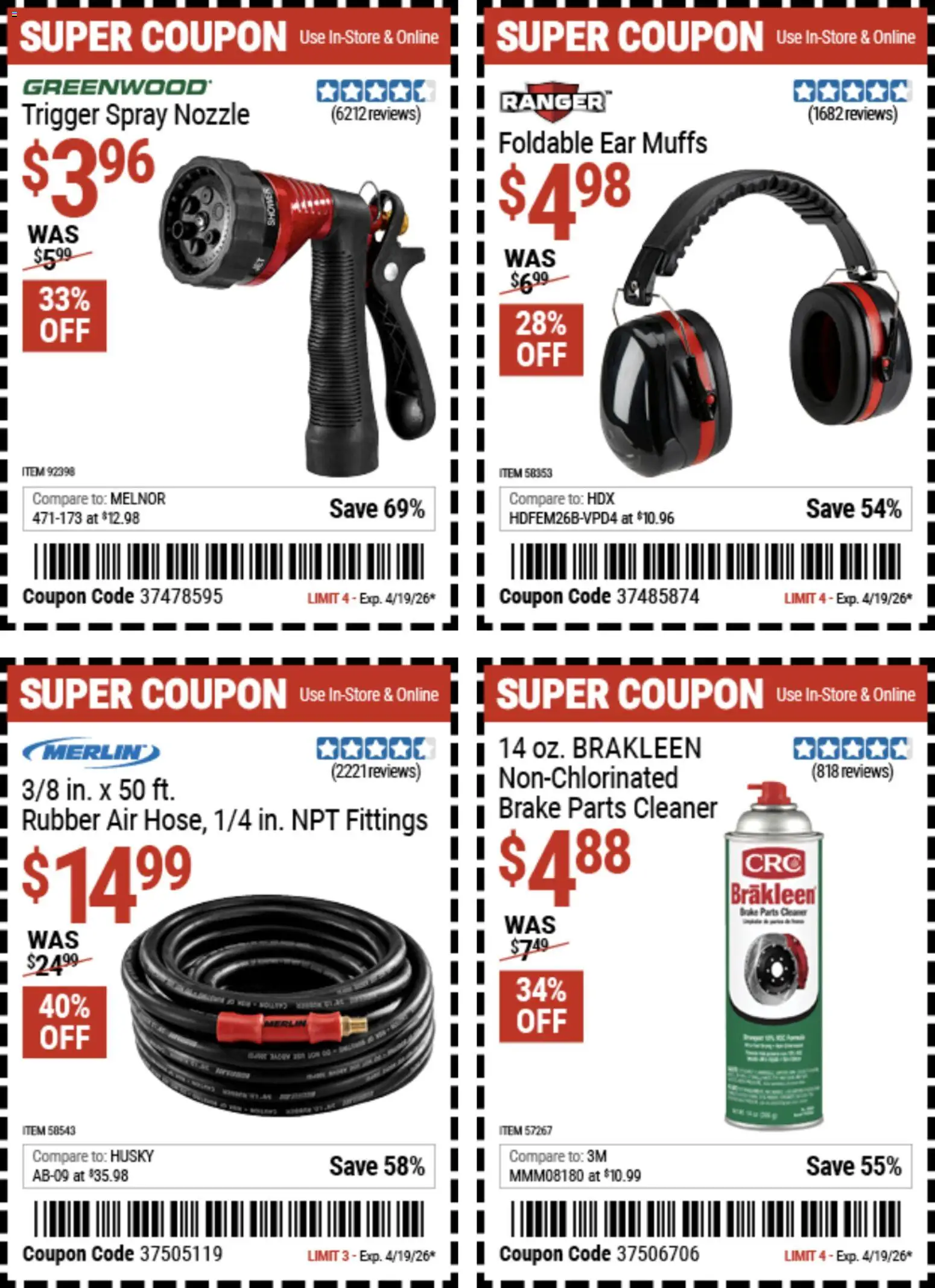 Harbor Freight Spring Black Friday - valid from 14.04.2026 | Page: 8
