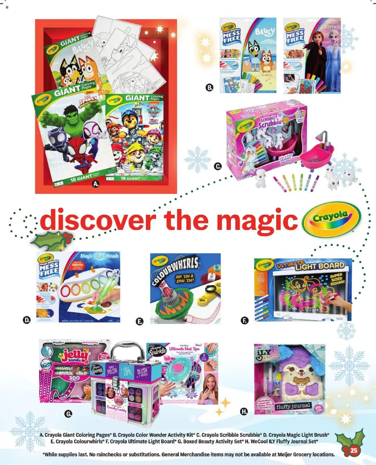 Meijer Pullout Toy - MI - valid from 08.10.2025 | Page: 25 | Products: Brushes, Stickers, Nail, Brush