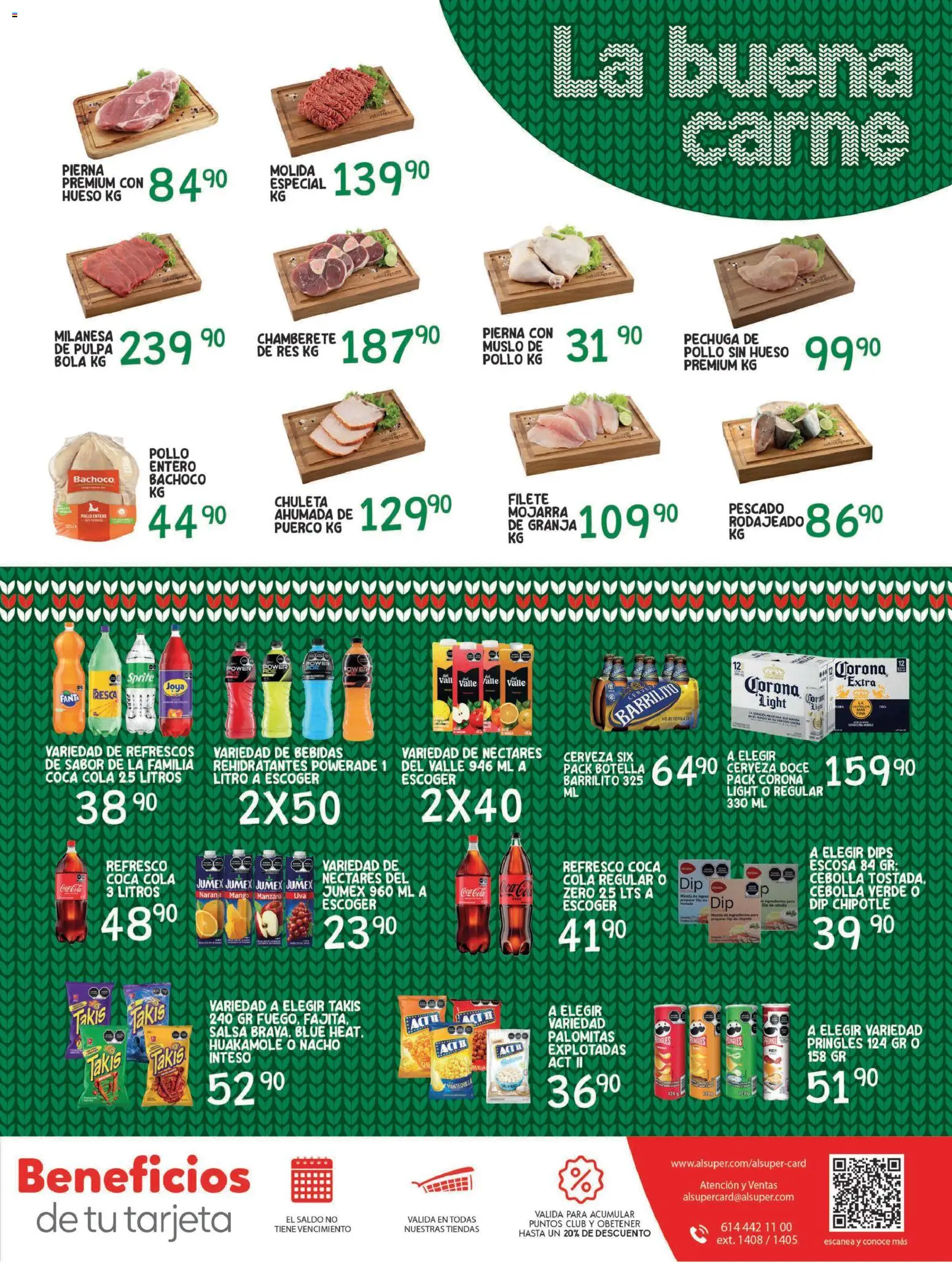Nuevas ofertas de Alsuper válidas en toda la República Mexicana desde el 25.11.2025. ¡Encuentra las mejores ofertas en Alsuper folleto Laguna! | Página: 7 | Productos: Cebolla, Manzana, Cerveza, Res