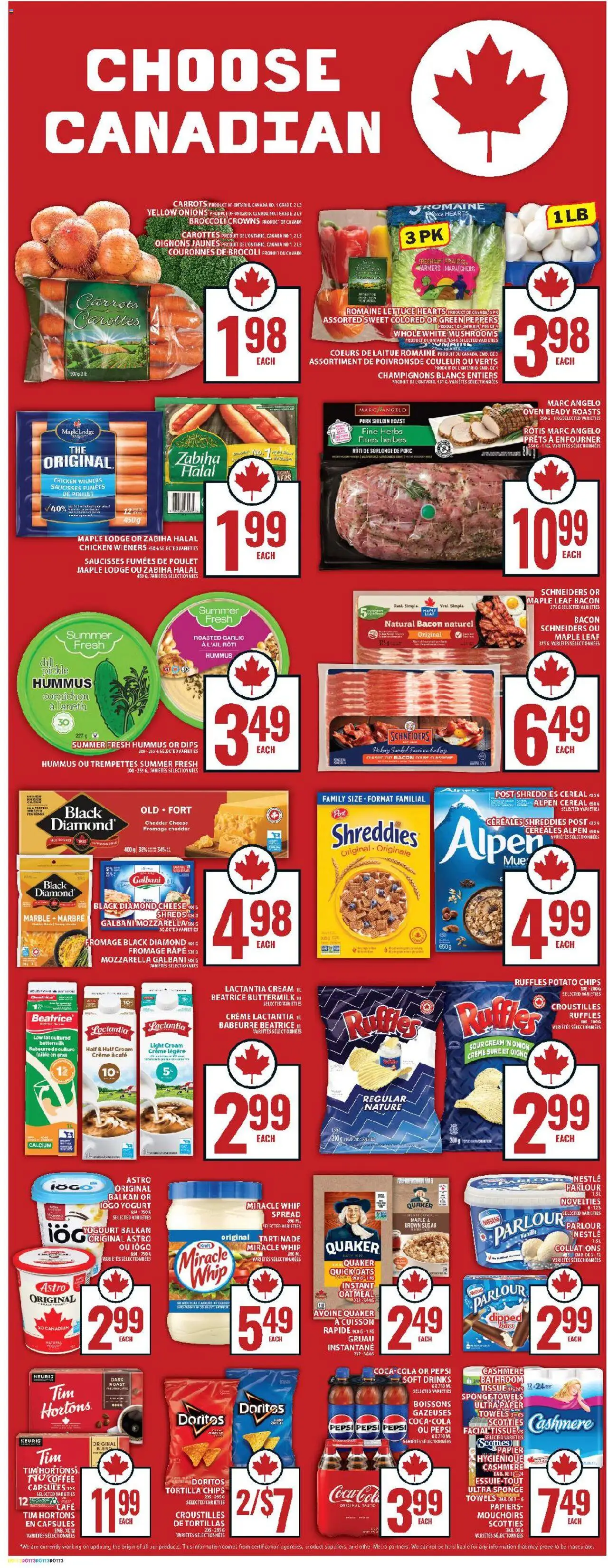 Food Basics flyer valid from 02.10.2025 | Page: 15 | Products: Oven, Sponge, Coffee, Pork
