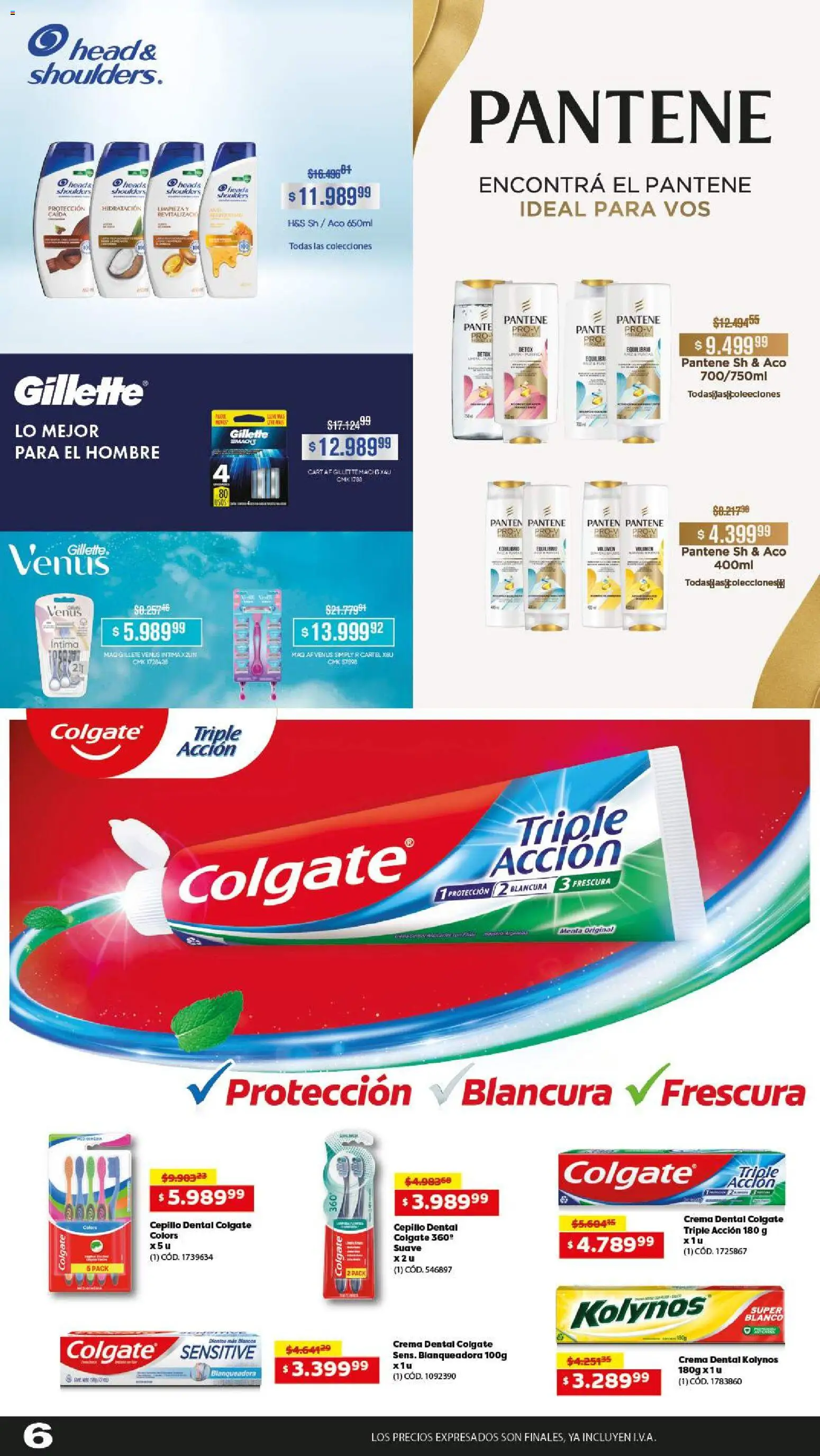 Makro ofertas │ válido desde el 08.01.2026 | Página: 6 | Productos: Cepillo, Crema