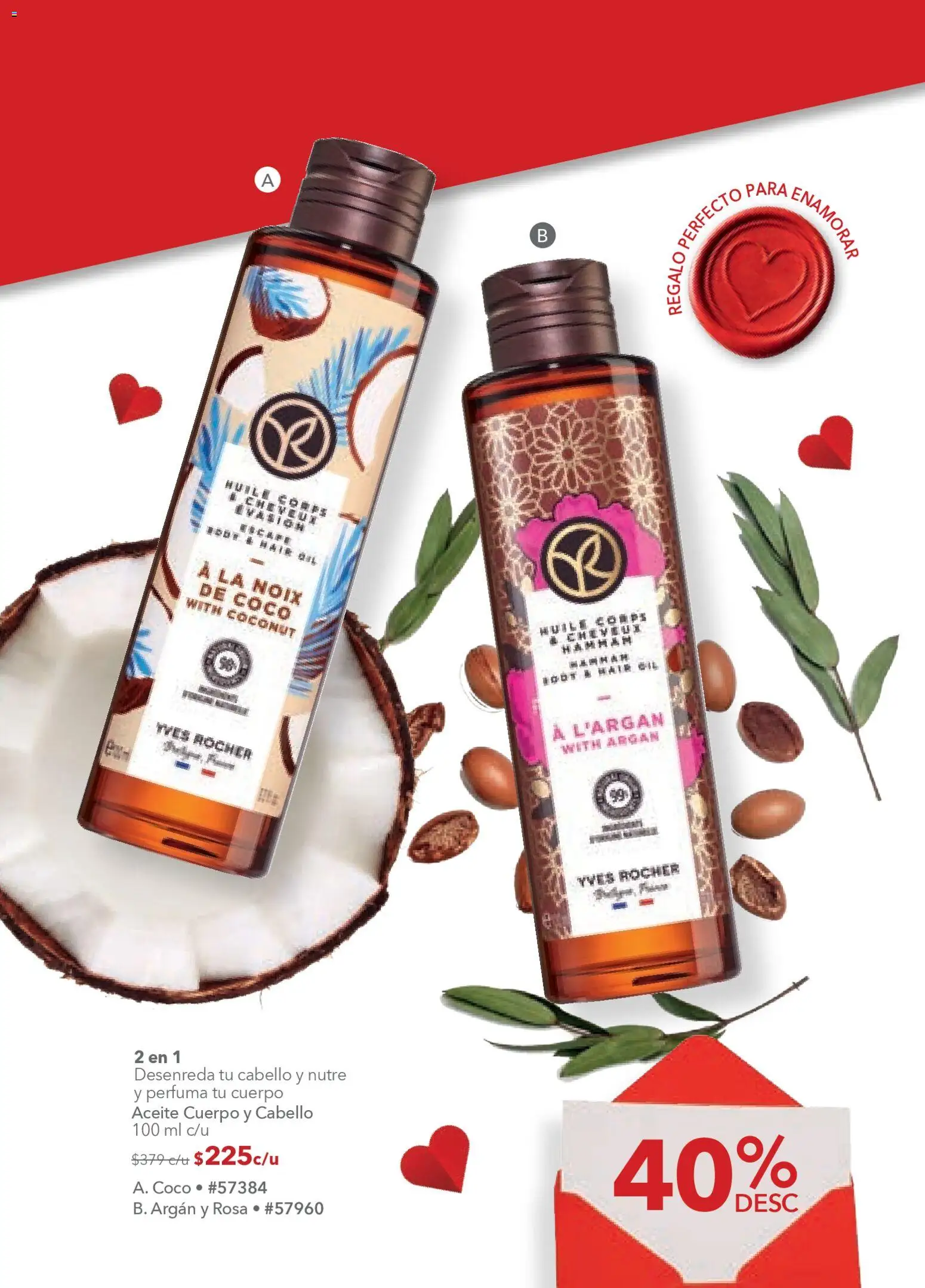 Nuevas ofertas de Yves Rocher válidas en toda la República Mexicana desde el 20.01.2026. ¡Encuentra las mejores ofertas en Yves Rocher campaña 2 2026! | Página: 114 | Productos: Aceite