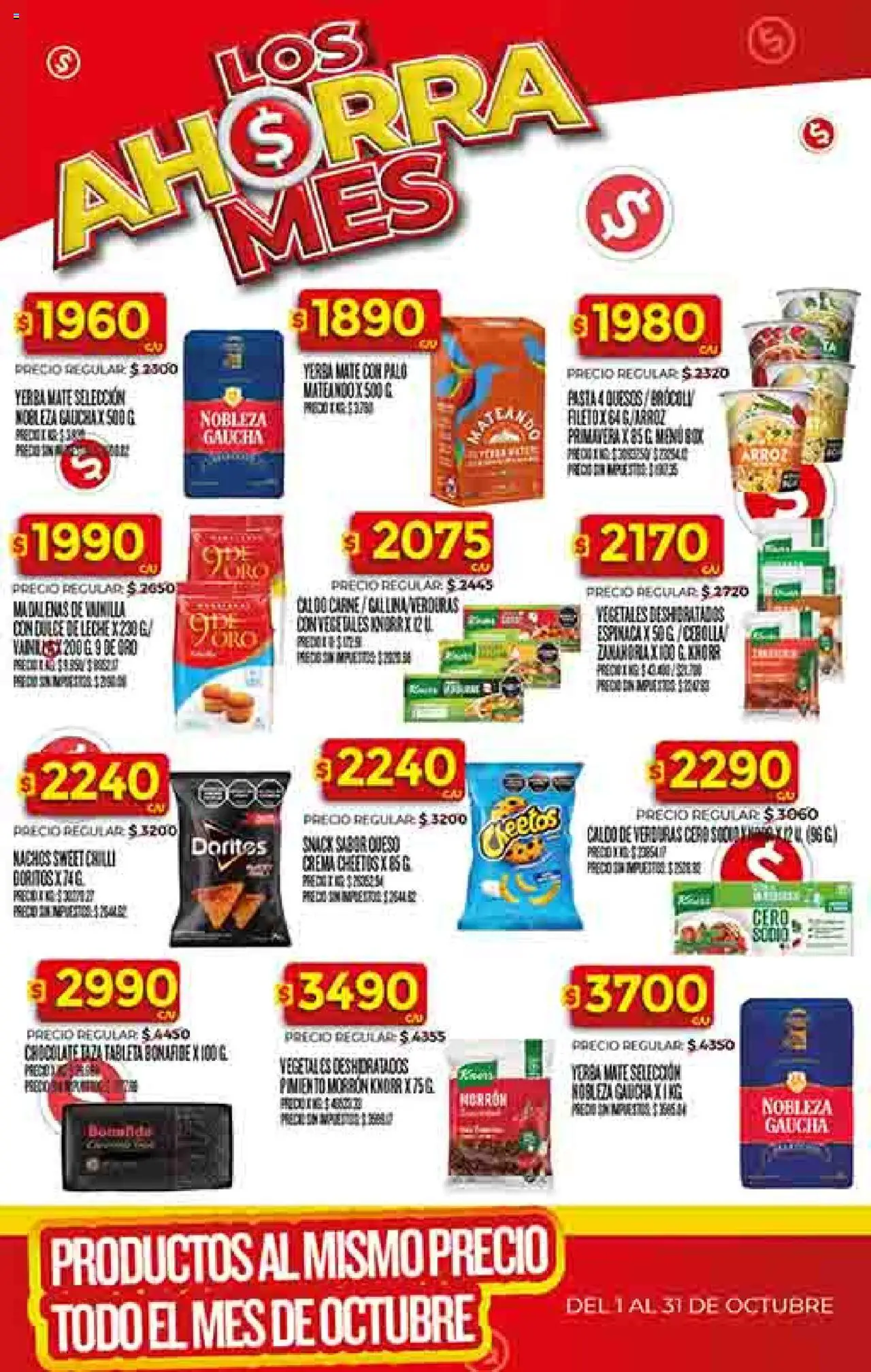 Supermercado DIA Ofertas │ válido desde el 01.10.2025 | Página: 29 | Productos: Cebolla, Yerba, Leche, Pasta