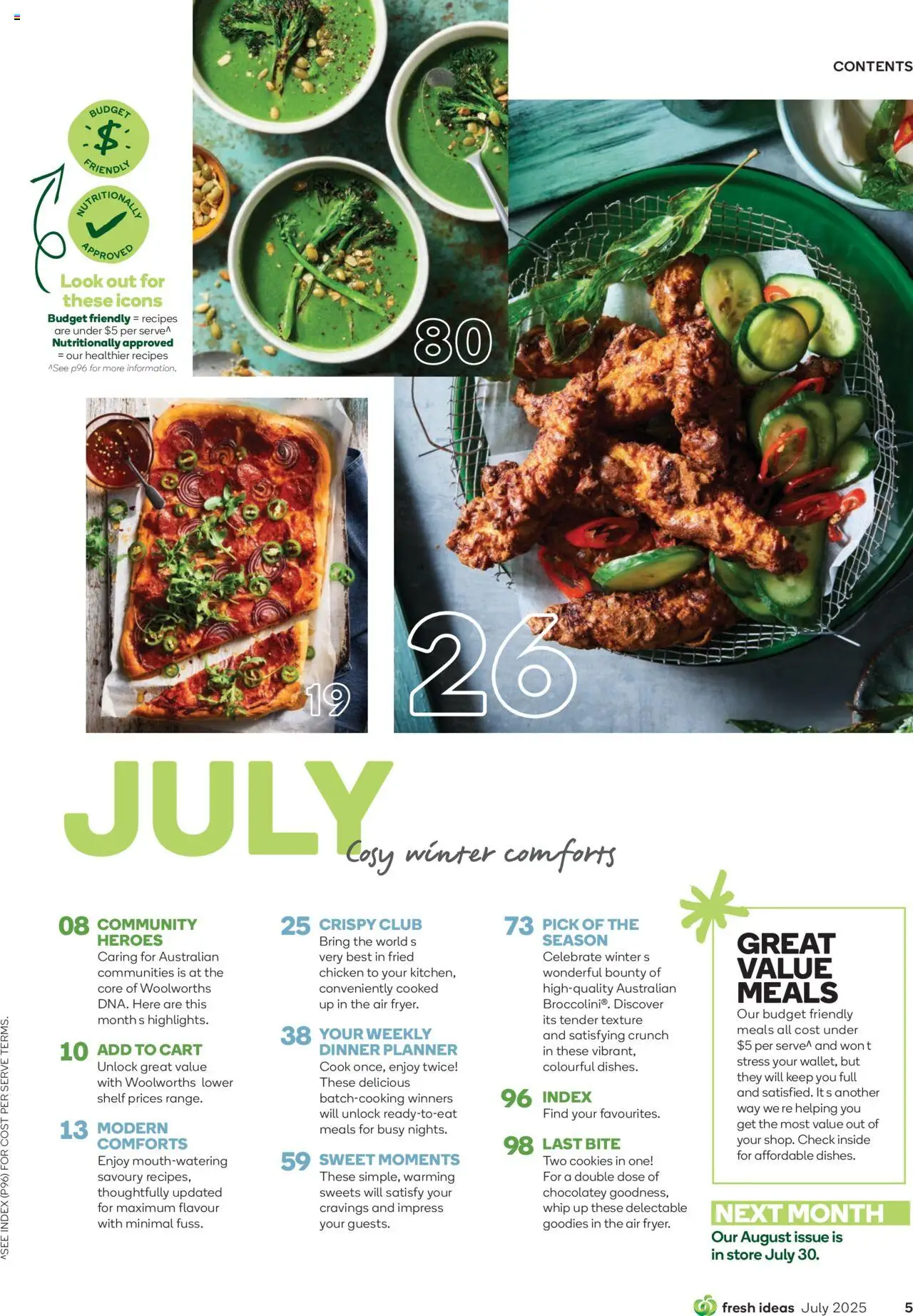Woolworths catalogue - valid from 01.07.2025 | Page: 5 | Products: Shelf, Chicken, Cart