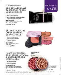 Vista previa de folleto L'Bel - Campaña 2 de la L'Bel válido desde 27.12.2025 | Página: 33 | Productos: Maquillaje, Rubor